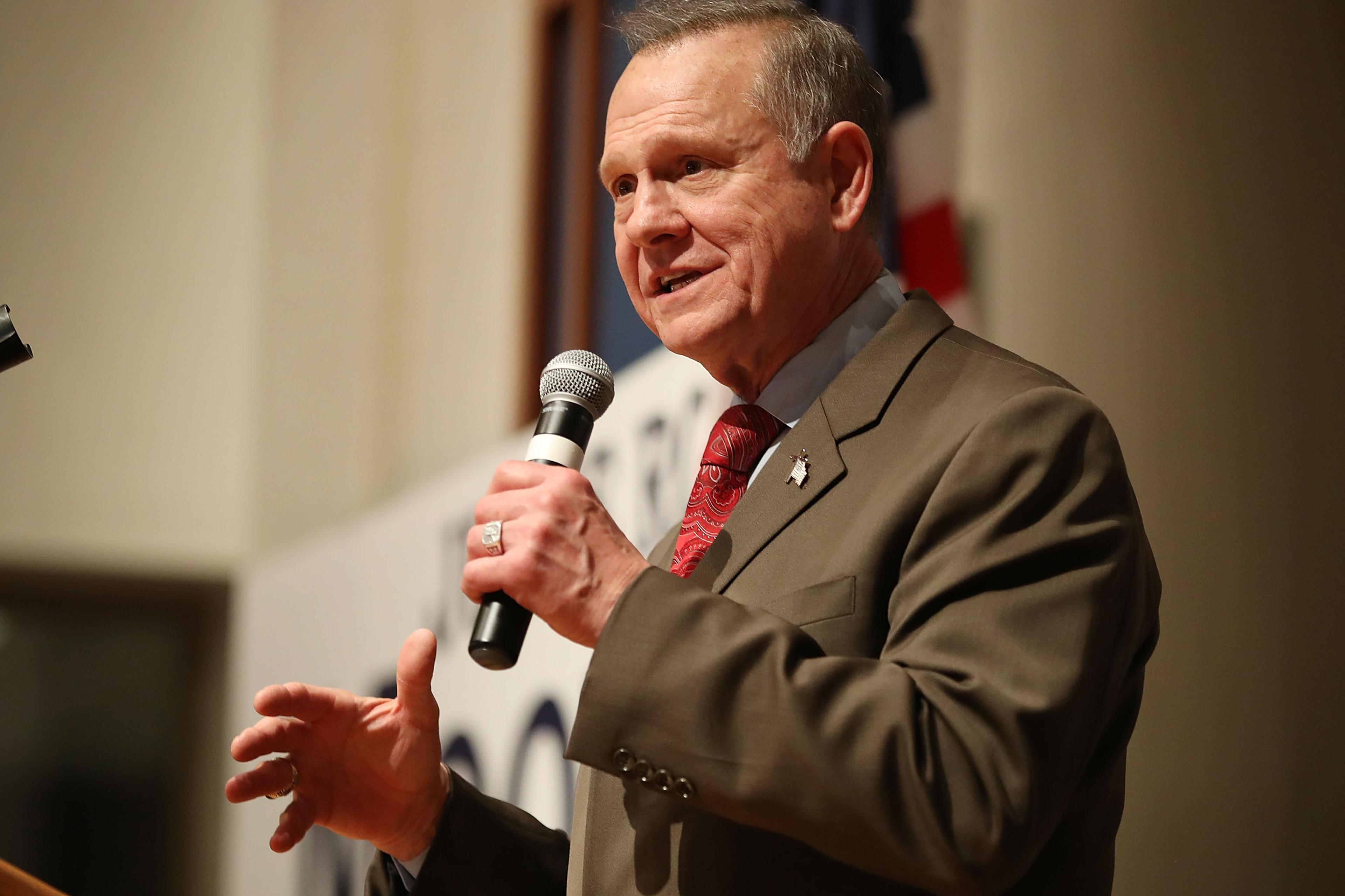 Alabama GOP Senate Candidate Roy Moore Holds Election Night Party