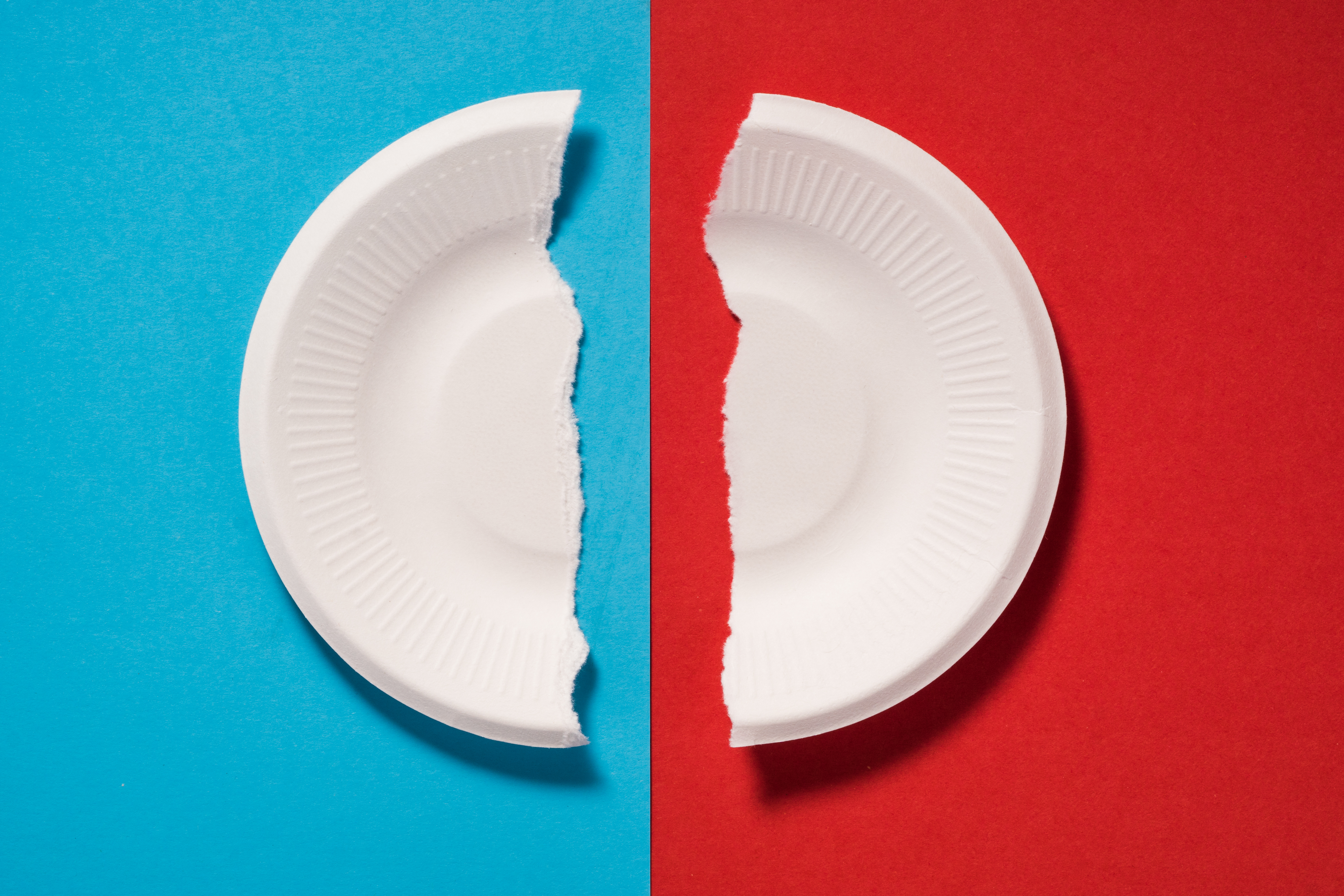 A Broken Paper Plate