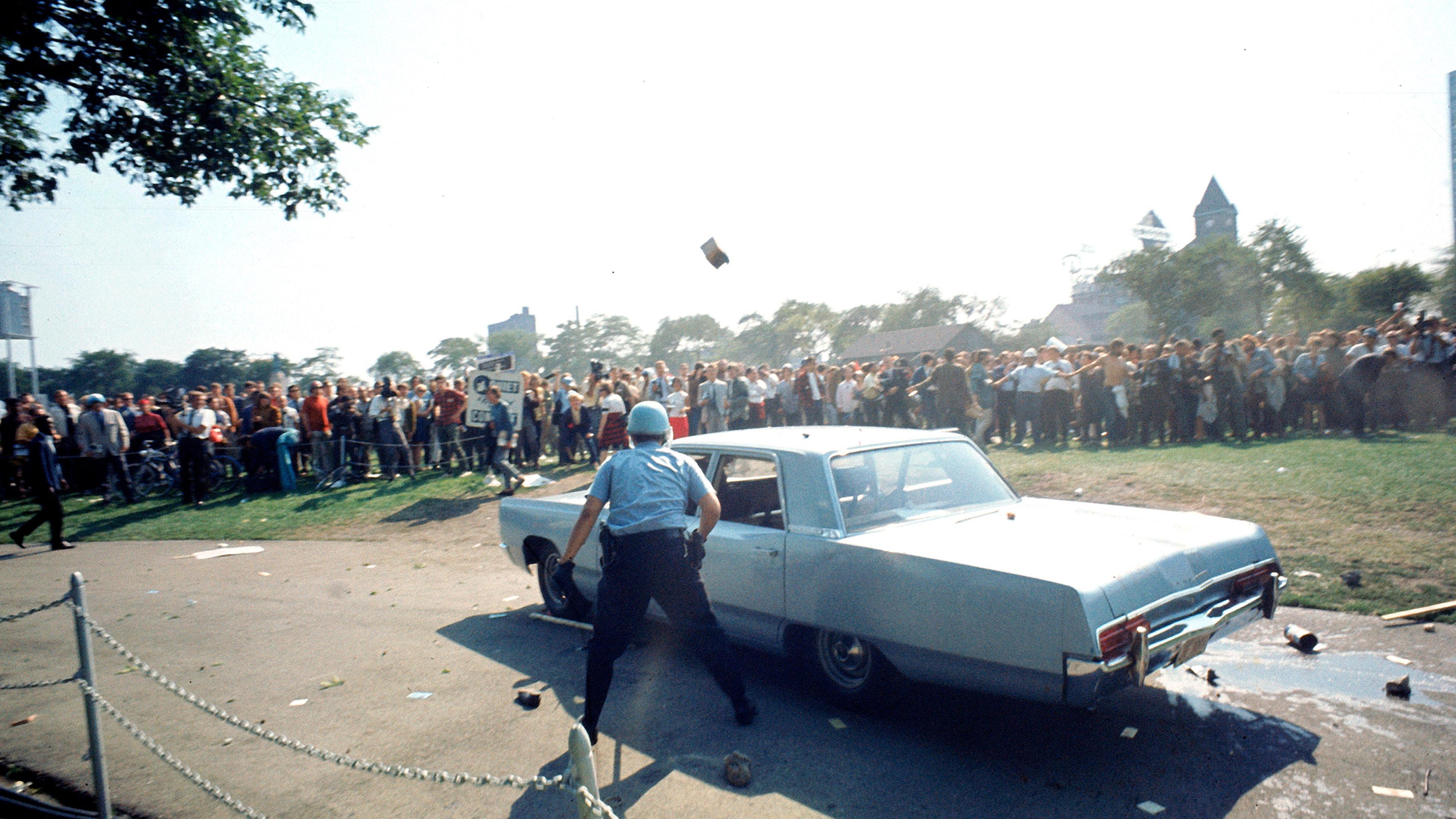 Convention Riot 1968 Democratic Convention Protests: Vivid Color Photos From 1968
