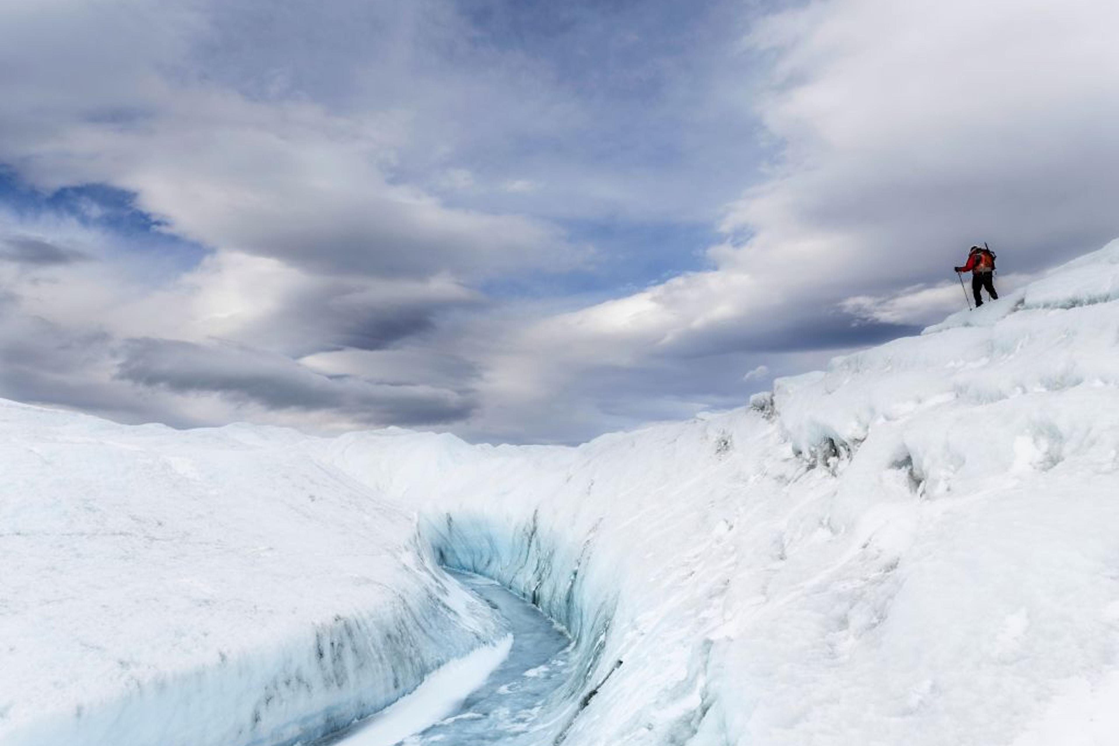 Landscape on the Greenland Ice Sheet near Kangerlussuaq