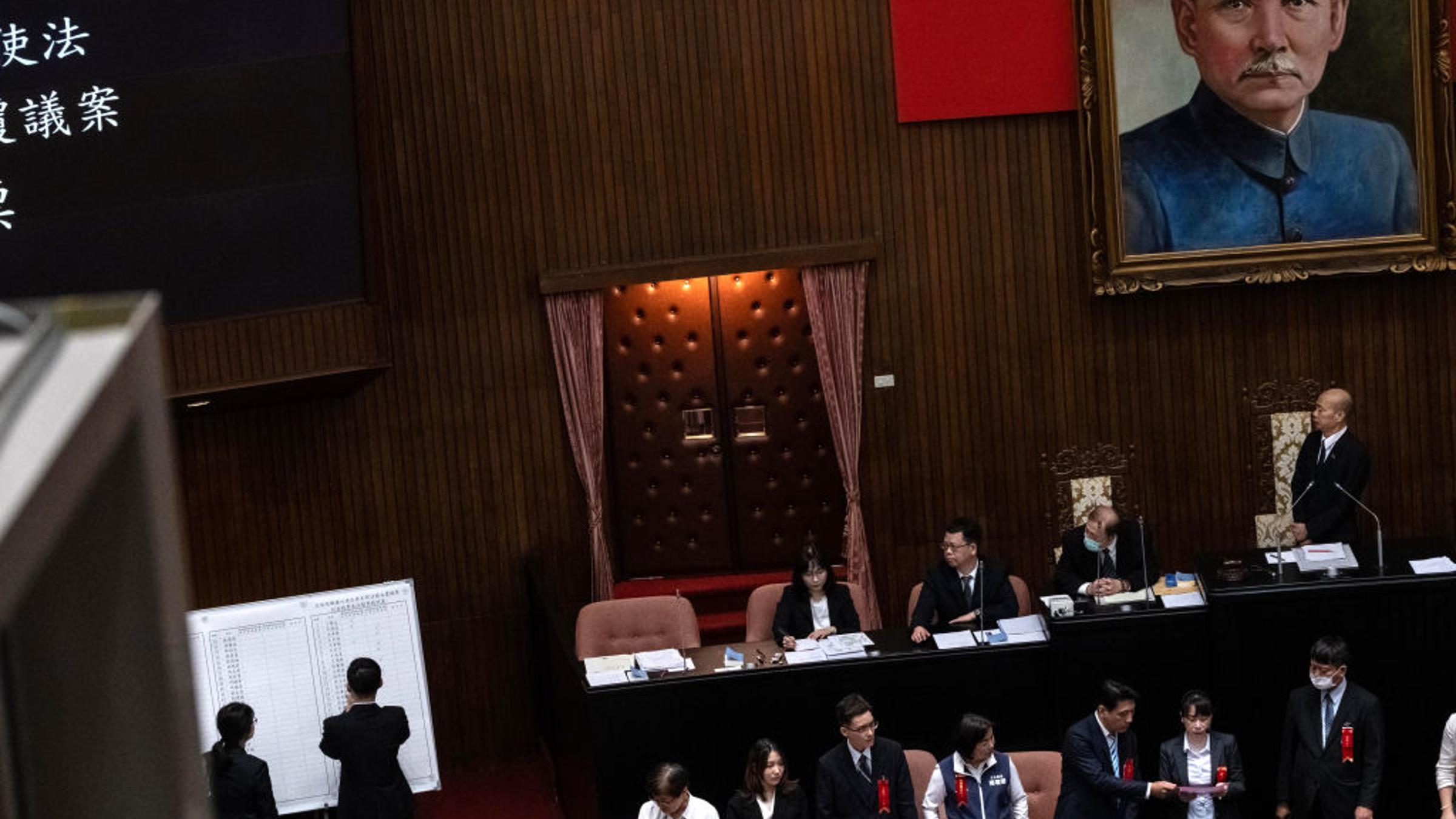 Taiwan Lawmakers Defy President With Vote to Expand Powers