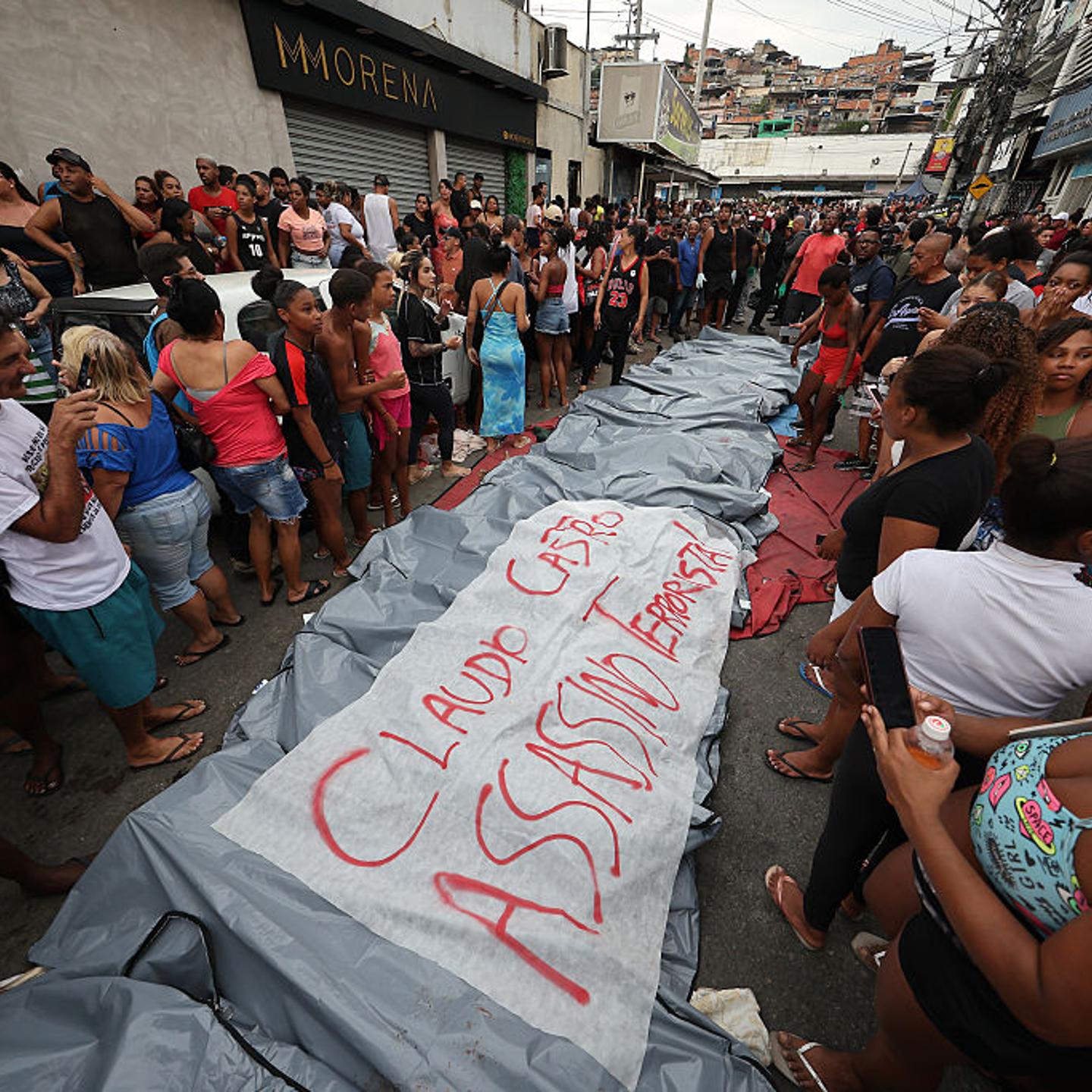 Aftermath Of The Massive Police Anti-Gang Operation In Rio De Janeiro