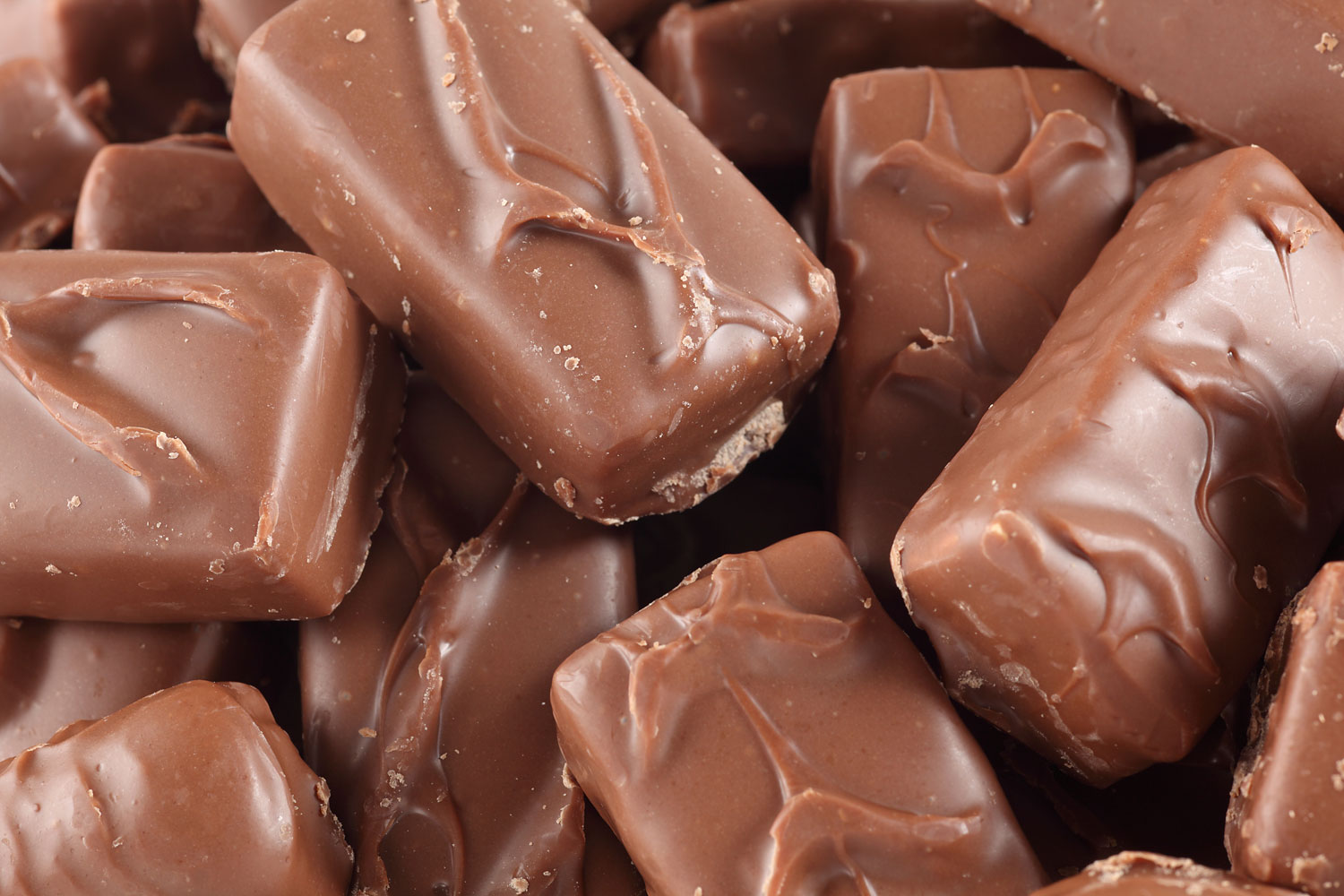 Chocolate bars heap