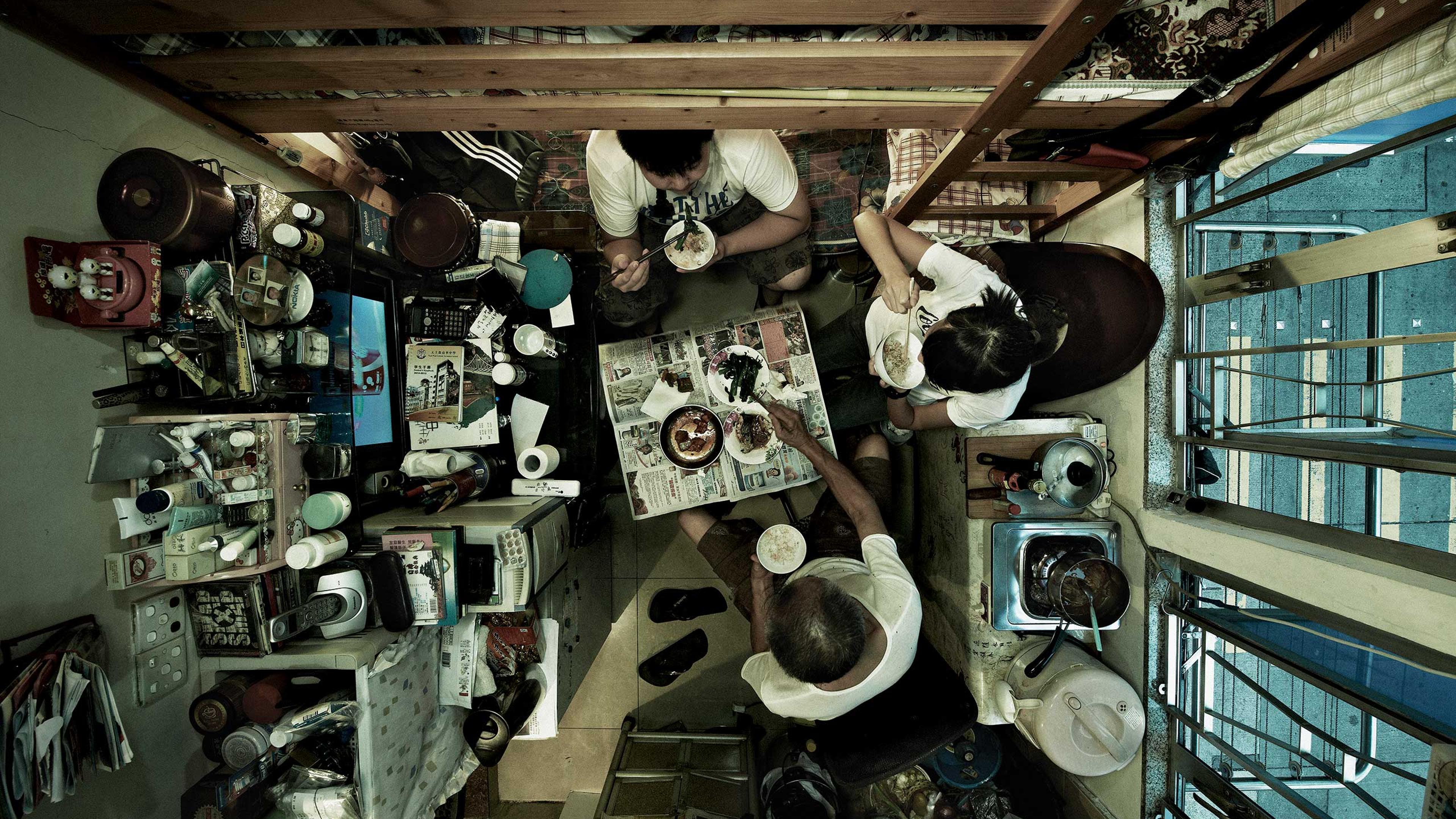 Trapped 04. From the
series: Subdivided Flats, 2012, Hong Kong