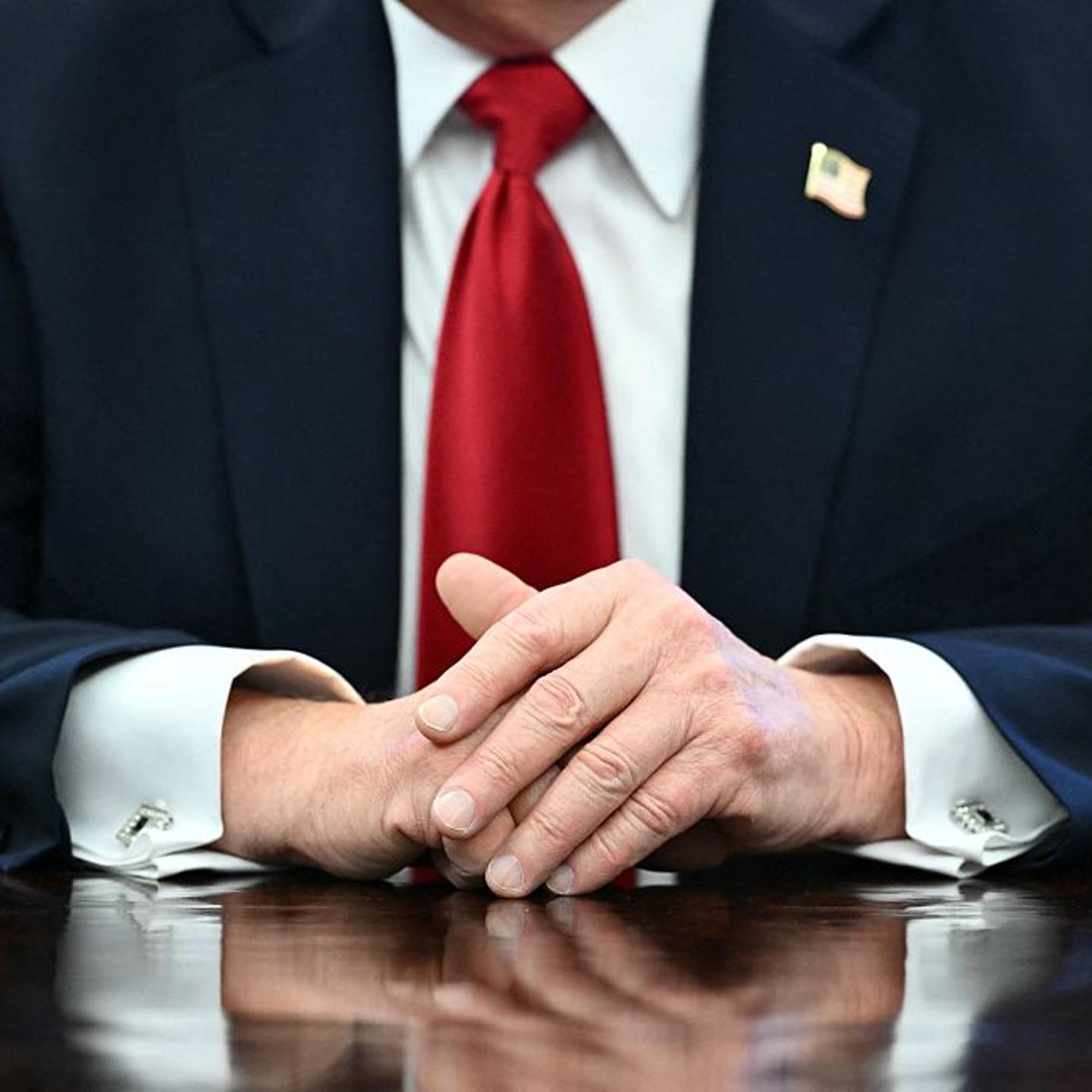 President Donald Trump's Hands