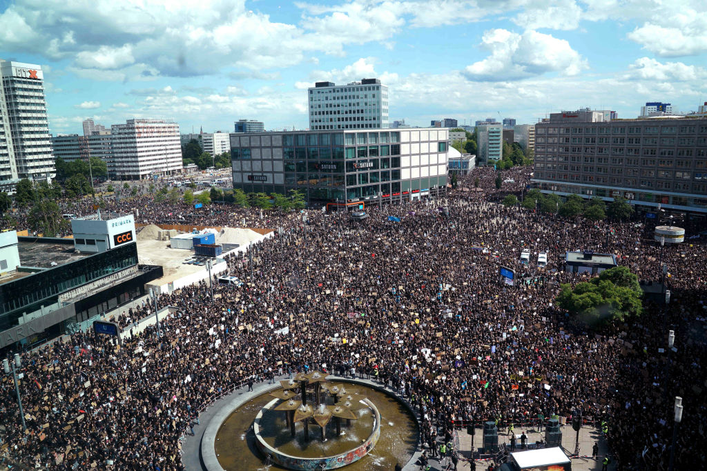 Black Lives Matter Demonstration In Berlin