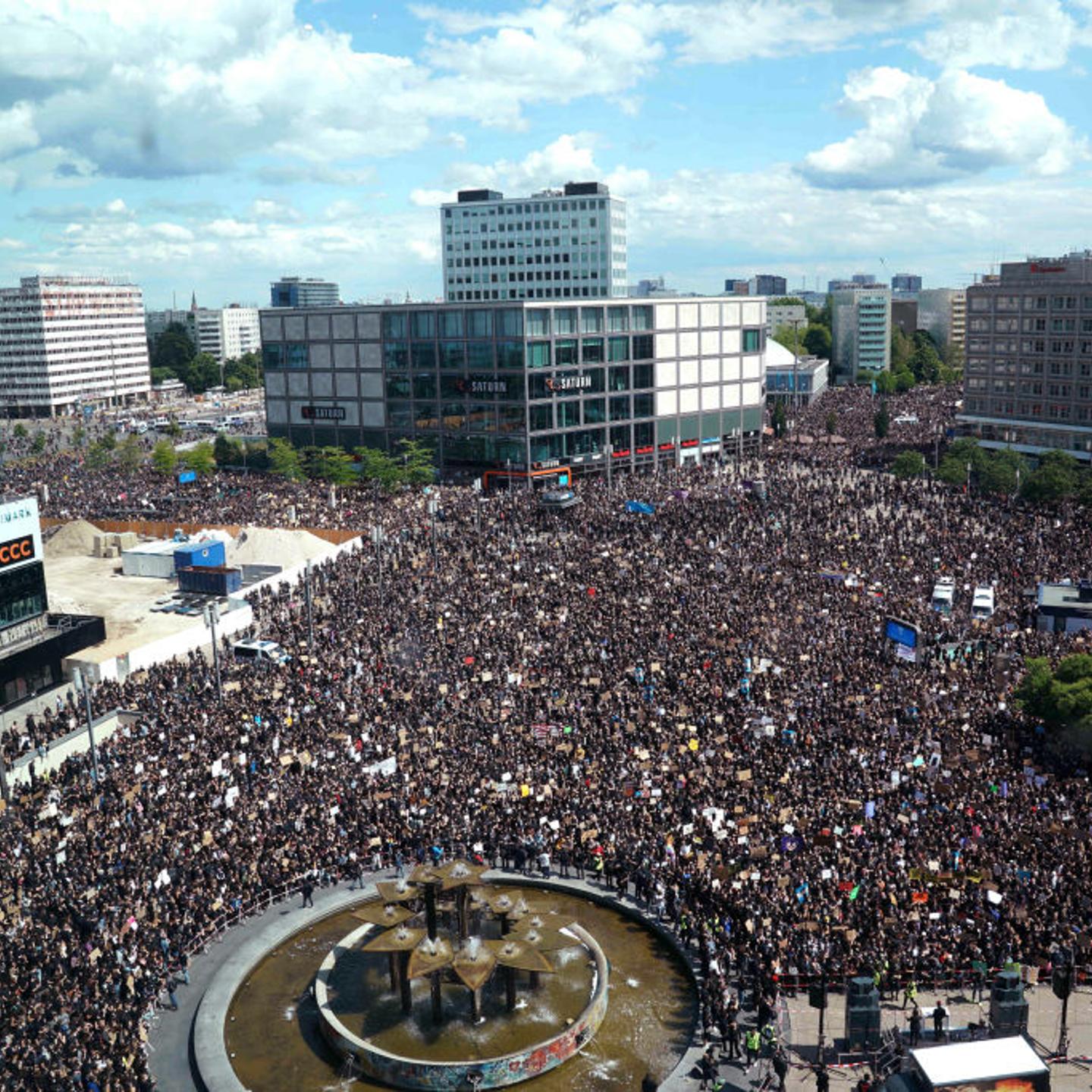 Black Lives Matter Demonstration In Berlin