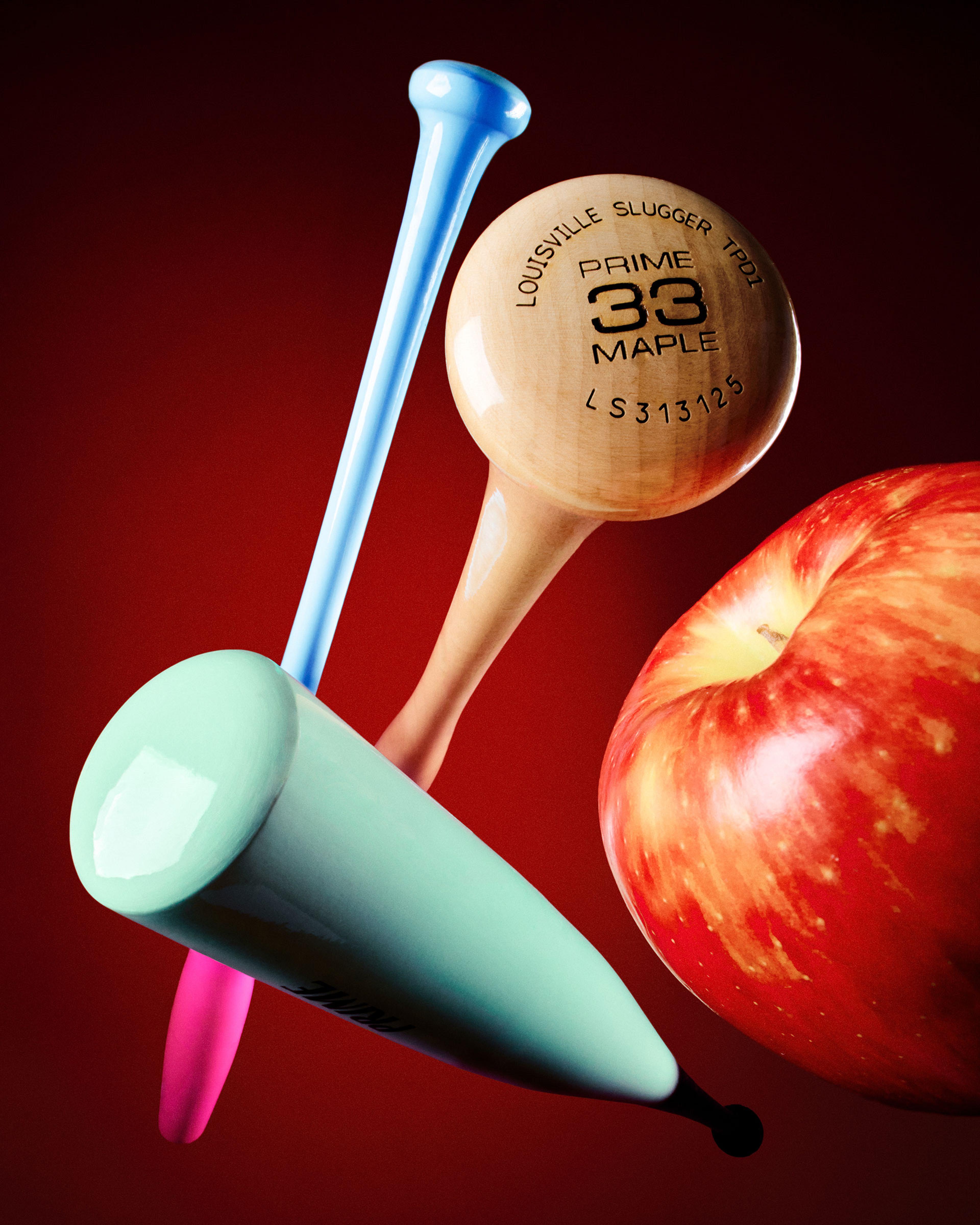 Louisville Slugger Pro Prime TPD1 Batte de baseball en érable en forme de torpille Rose/bleu clair 86,4 cm Louisville Slugger Pro Prime TPD1 Batte de baseball en érable en forme de torpille Rose/bleu clair 86,4 cm