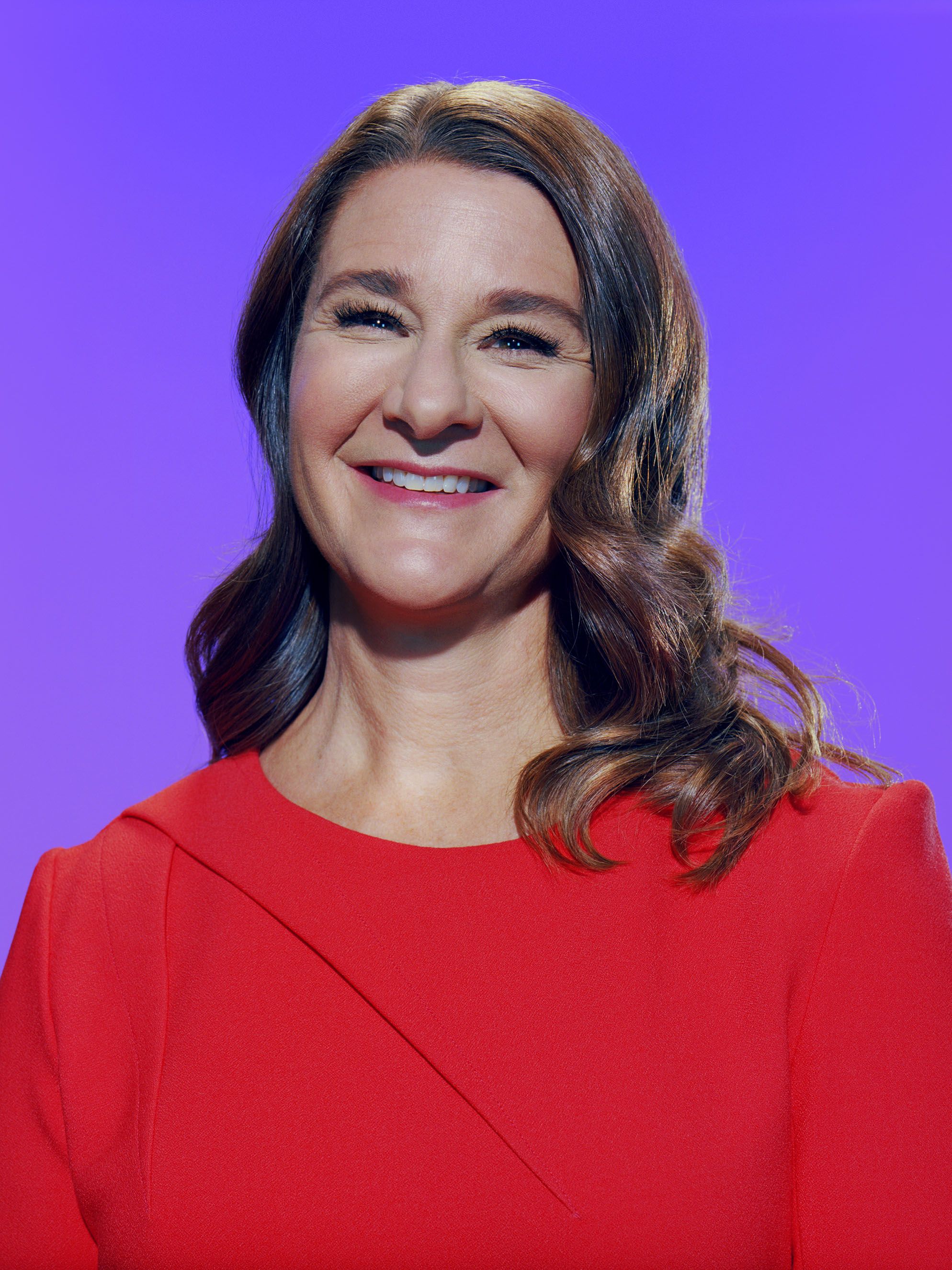 melinda gates red dress Melinda French Gates