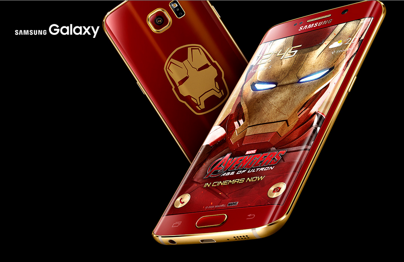 Samsung Iron Man Galaxy S6 Edge Will Make You Want to Fight Bad Guys