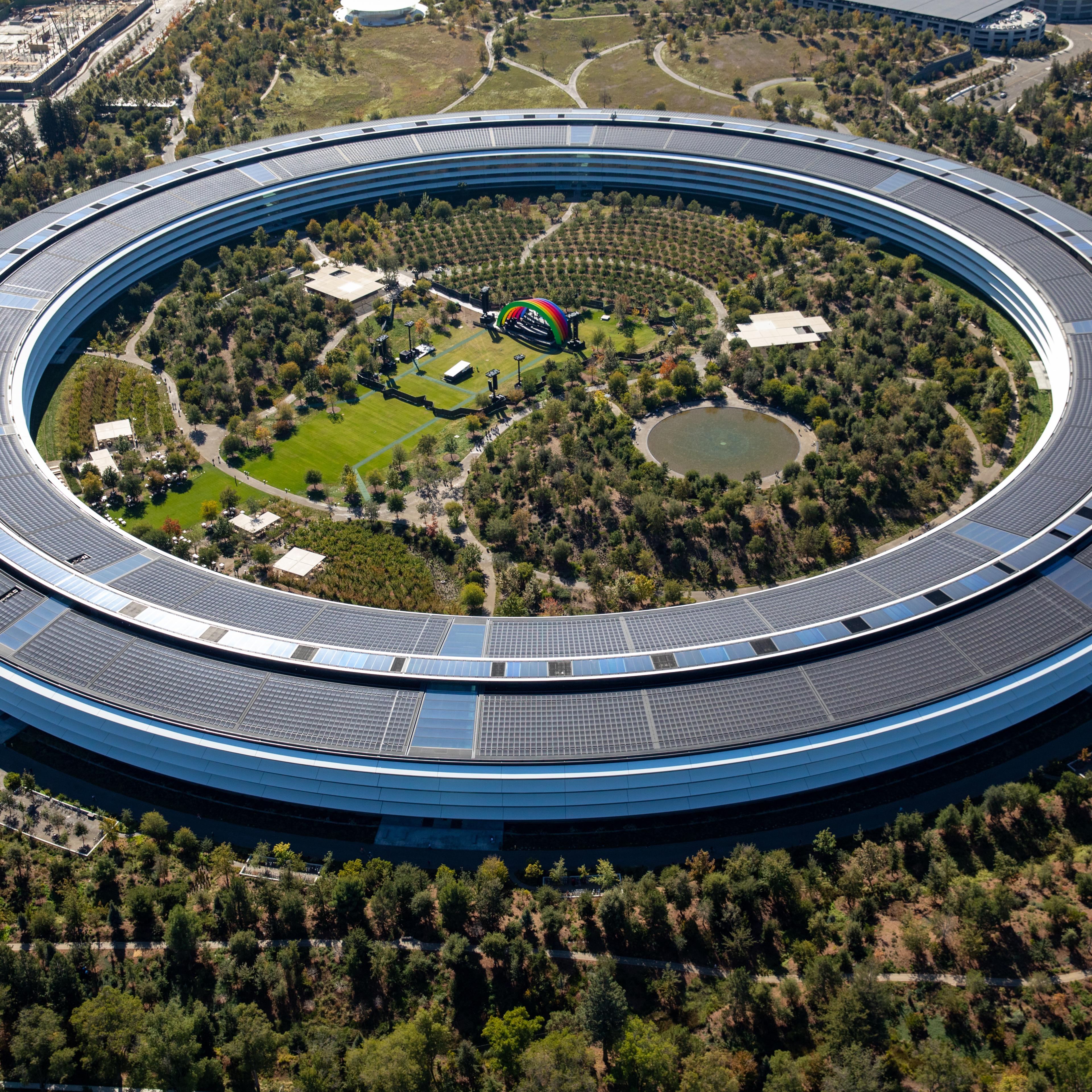 Aerial Views Of Silicon Valley Housing And Tech Campuses