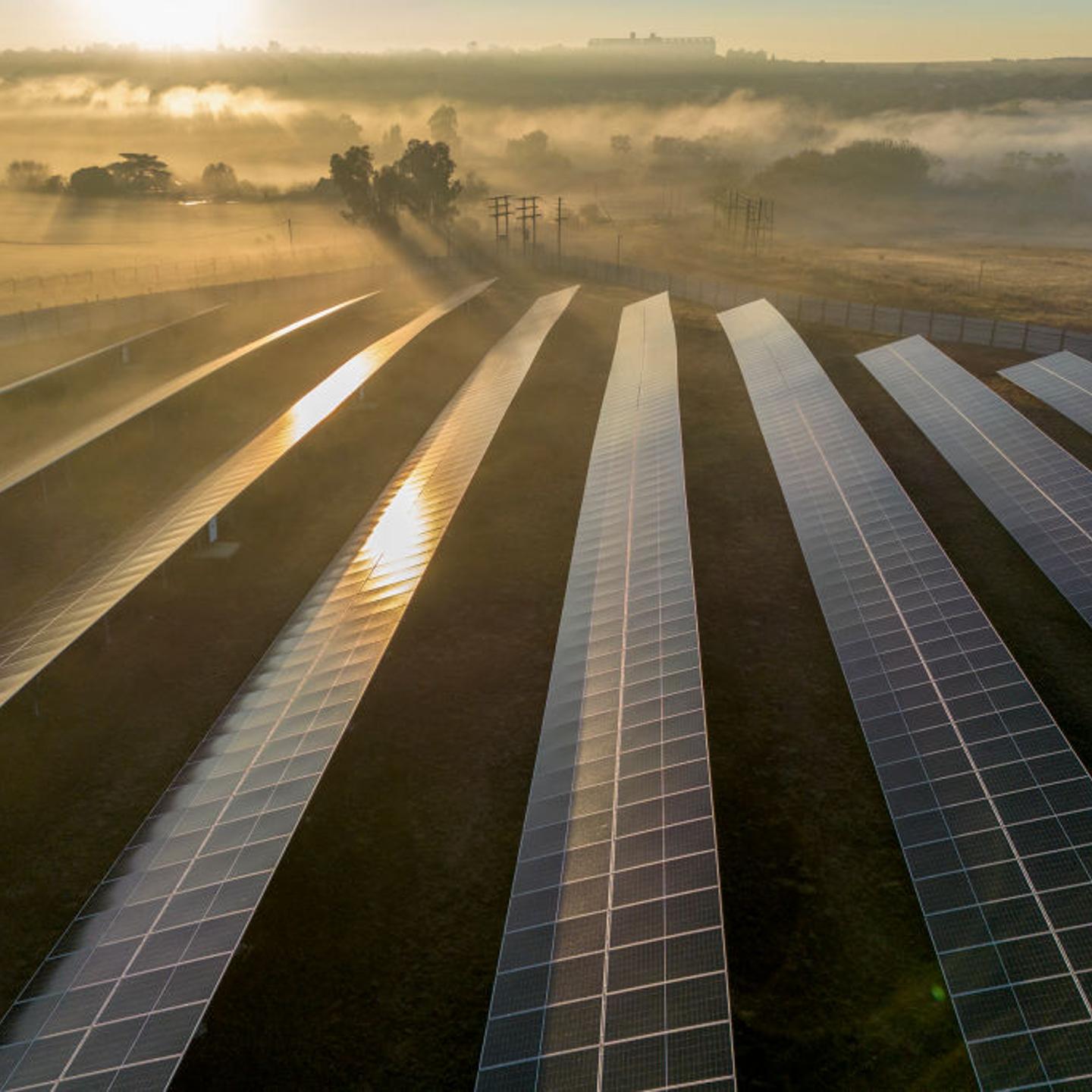 The Frankfort solar farm in the Mafube Municipality, South Africa, which went online this summer, is one of the region's most recent renewable-energy projects.