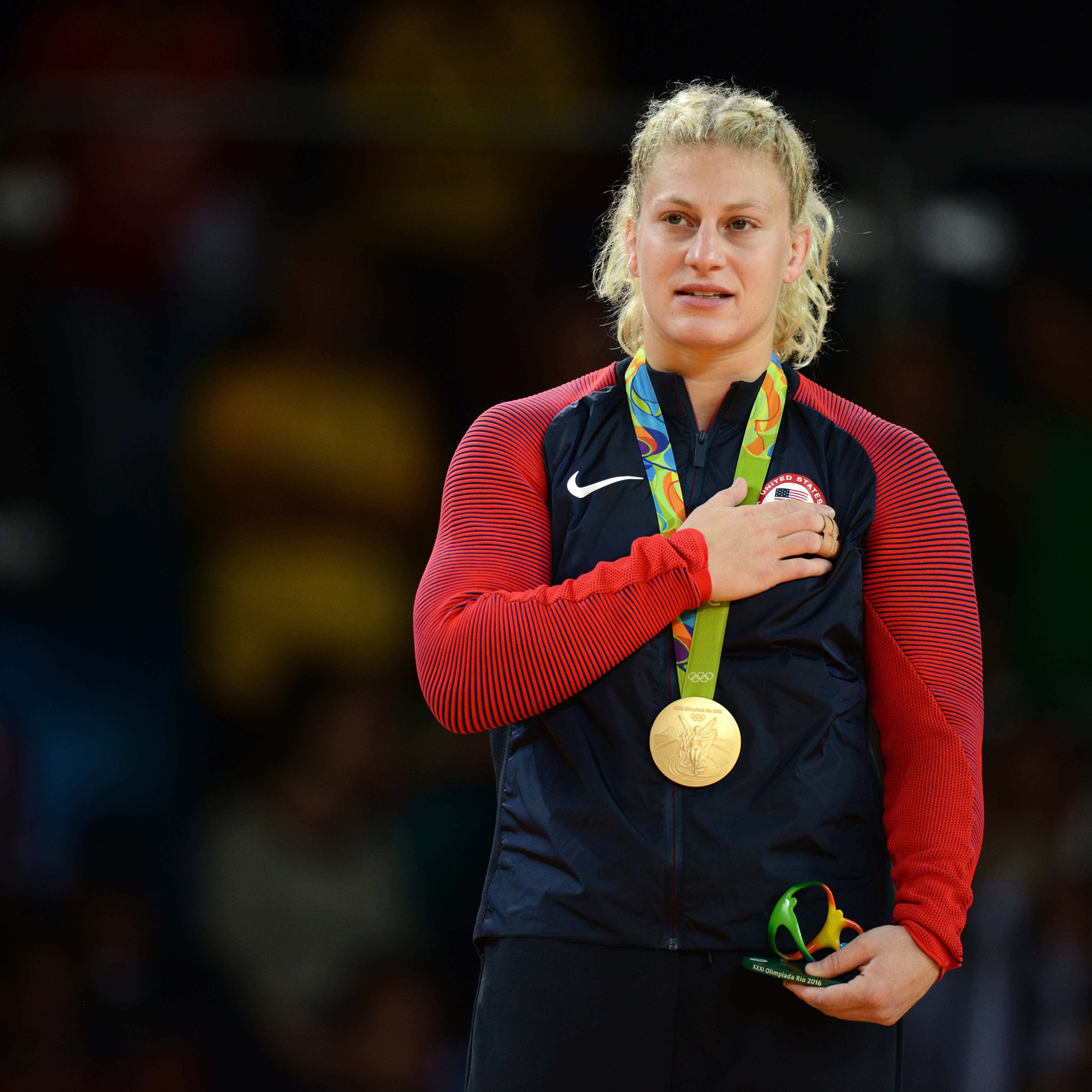 Gold medal Kayla Harrison at the Judo women's -78kgs held at Carioca Arena 2 during Day 6 of the 2016 Rio Olympics on August 11, 2016 in Rio de Janeiro, Brazil. Photo by Lionel Hahn/Sipa USA
