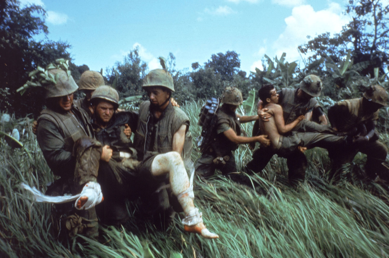 Vietnam War: Looking Again at Larry Burrows' Photo, 'Reaching Out'