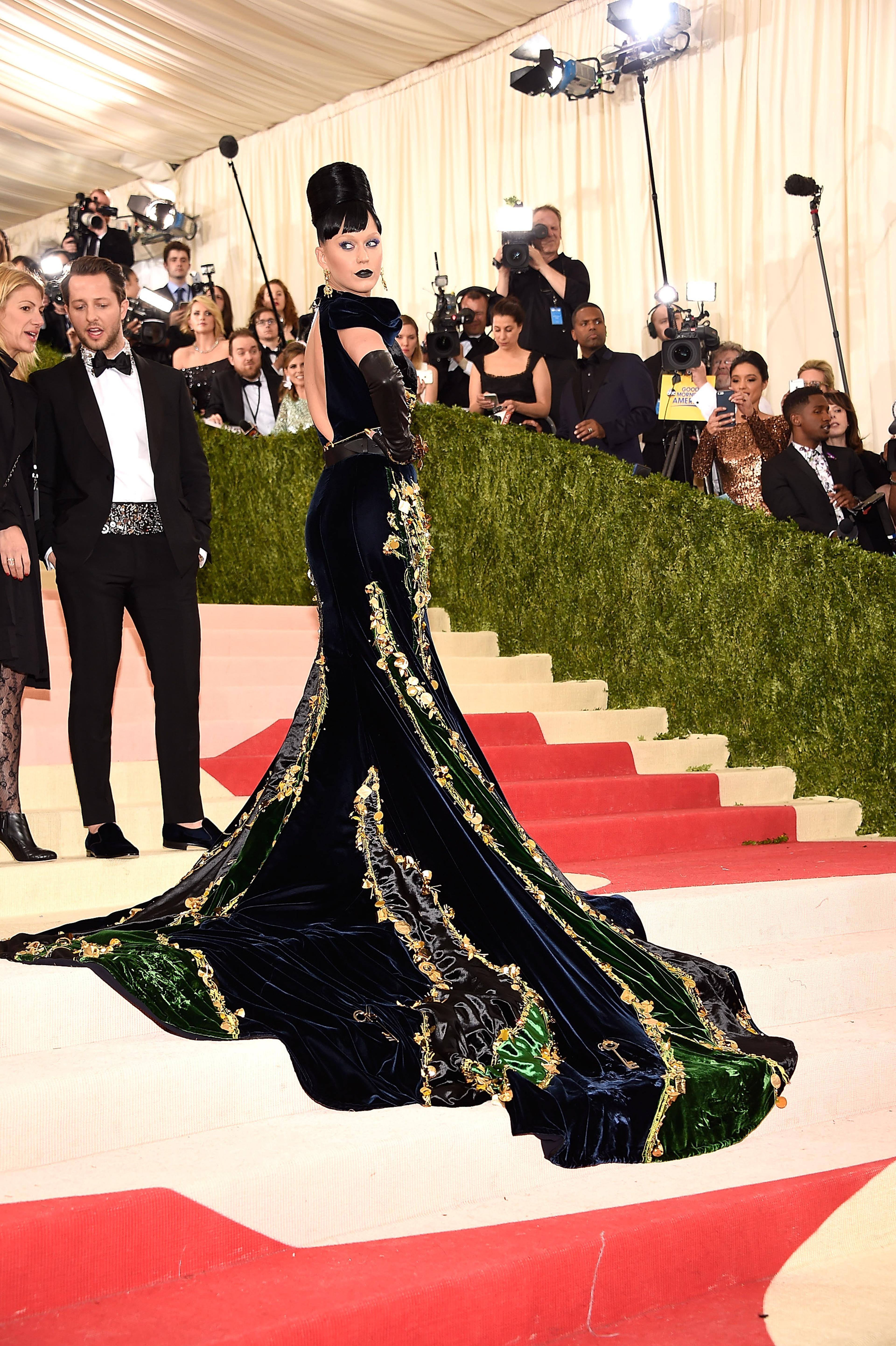 Met Gala 2016: Lady Gaga Rocks a Leotard and Platform Heels Met Gala 2016: Lady Gaga Rocks a Leotard and Platform Heels