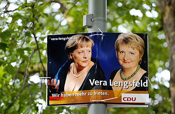 Busting Out: German Pol Plays the Cleavage Card