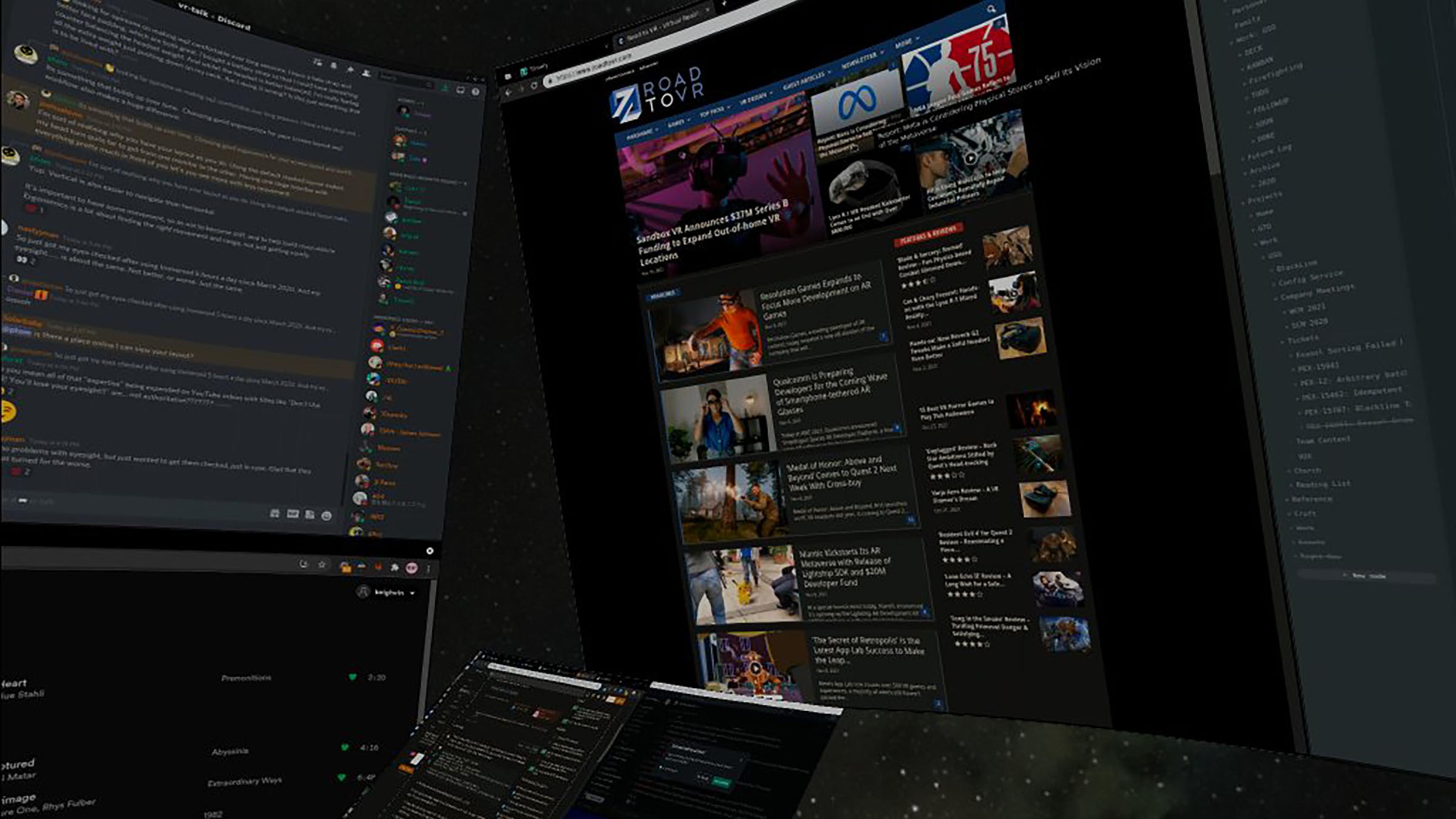 Inside Paul Tomlinson's virtual work station