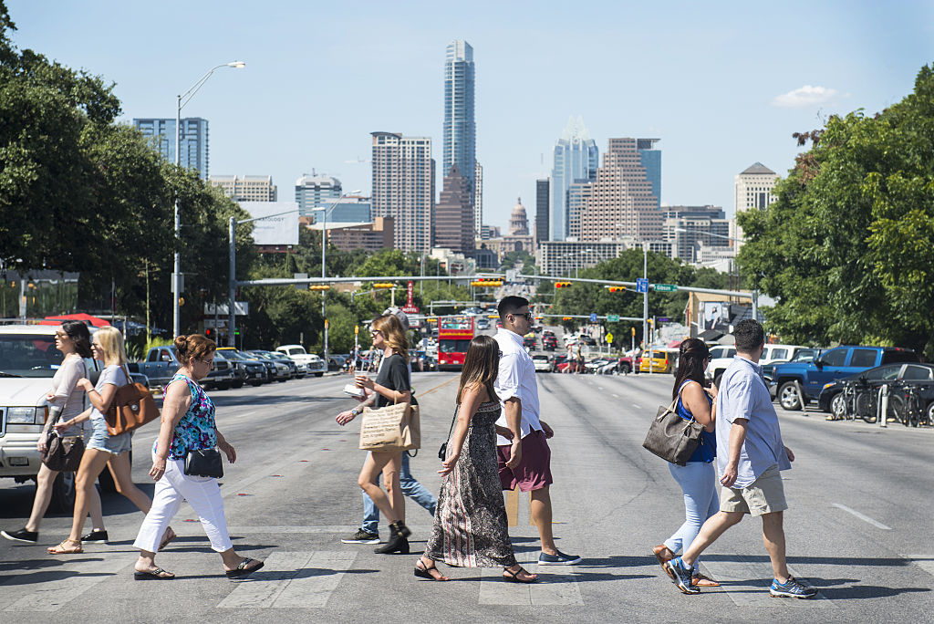 Shoppers In Austin