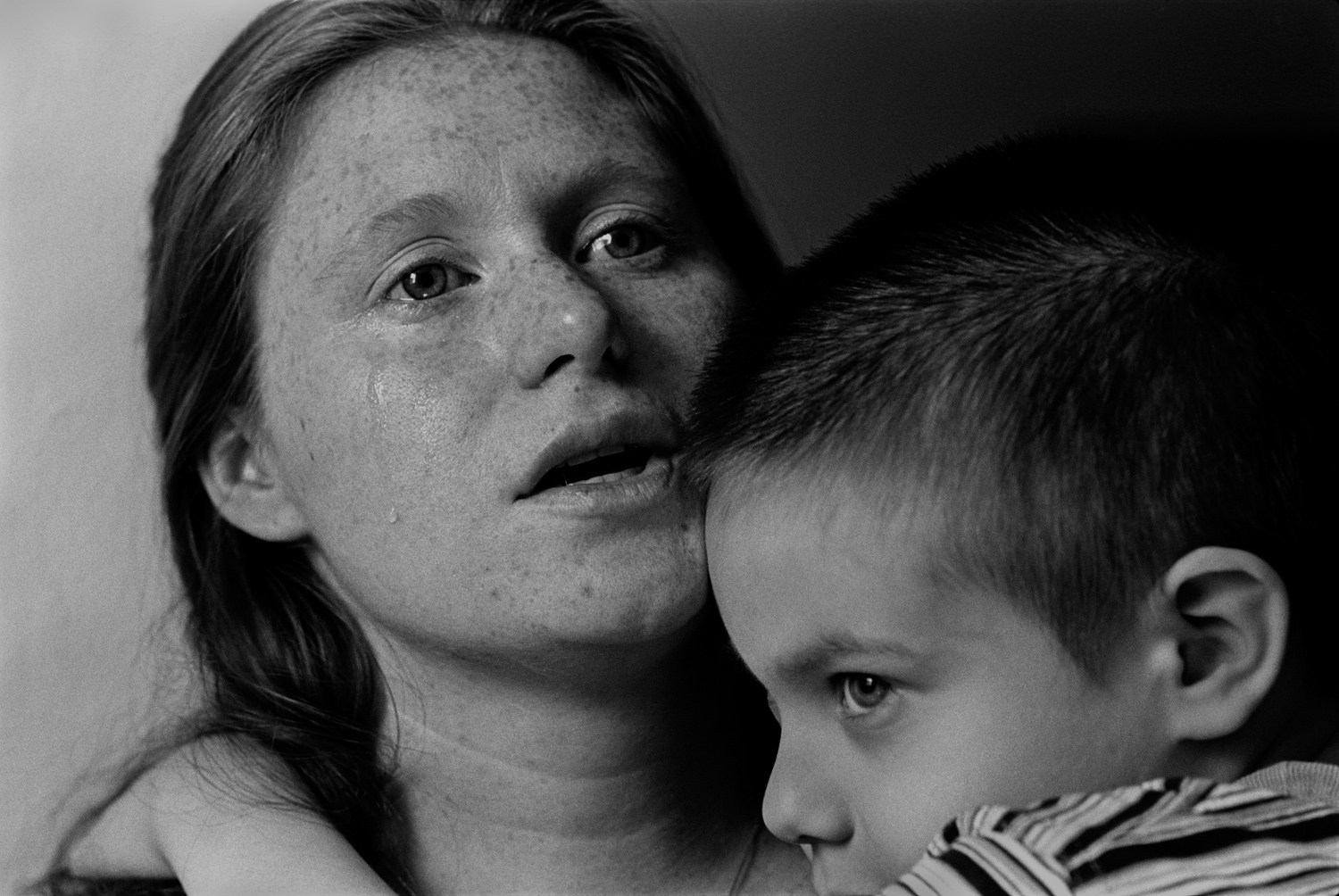 Kimberly Rivera, at home with her son in Toronto. Rivera defected to Canada so that she would not be separated from her family by another tour in Iraq