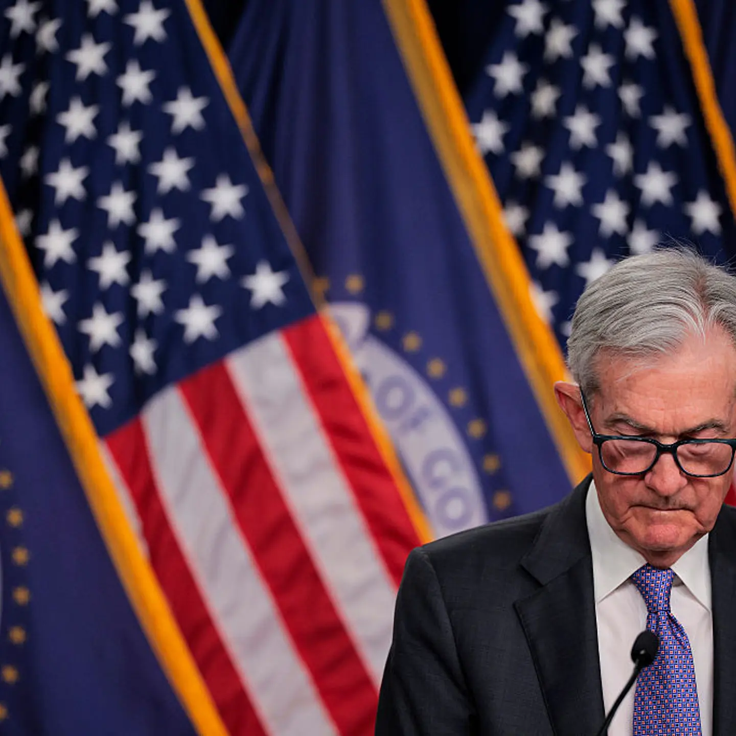 Federal Reserve Chair Jerome Powell Speaks During His Monthly News Conference