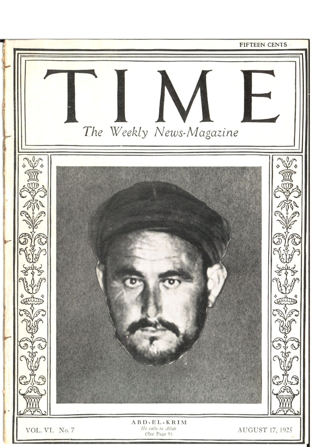 August 17th, 1925 | Vol. VI, No. 7 | U.S.
