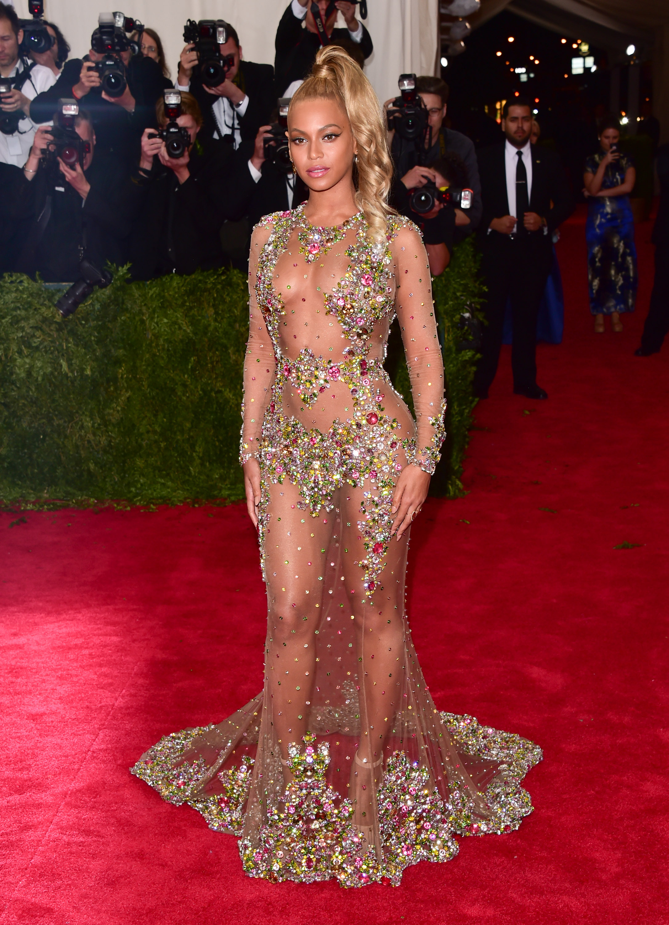 Met Gala: Beyonce's Sheer Givenchy Dress Turns Heads