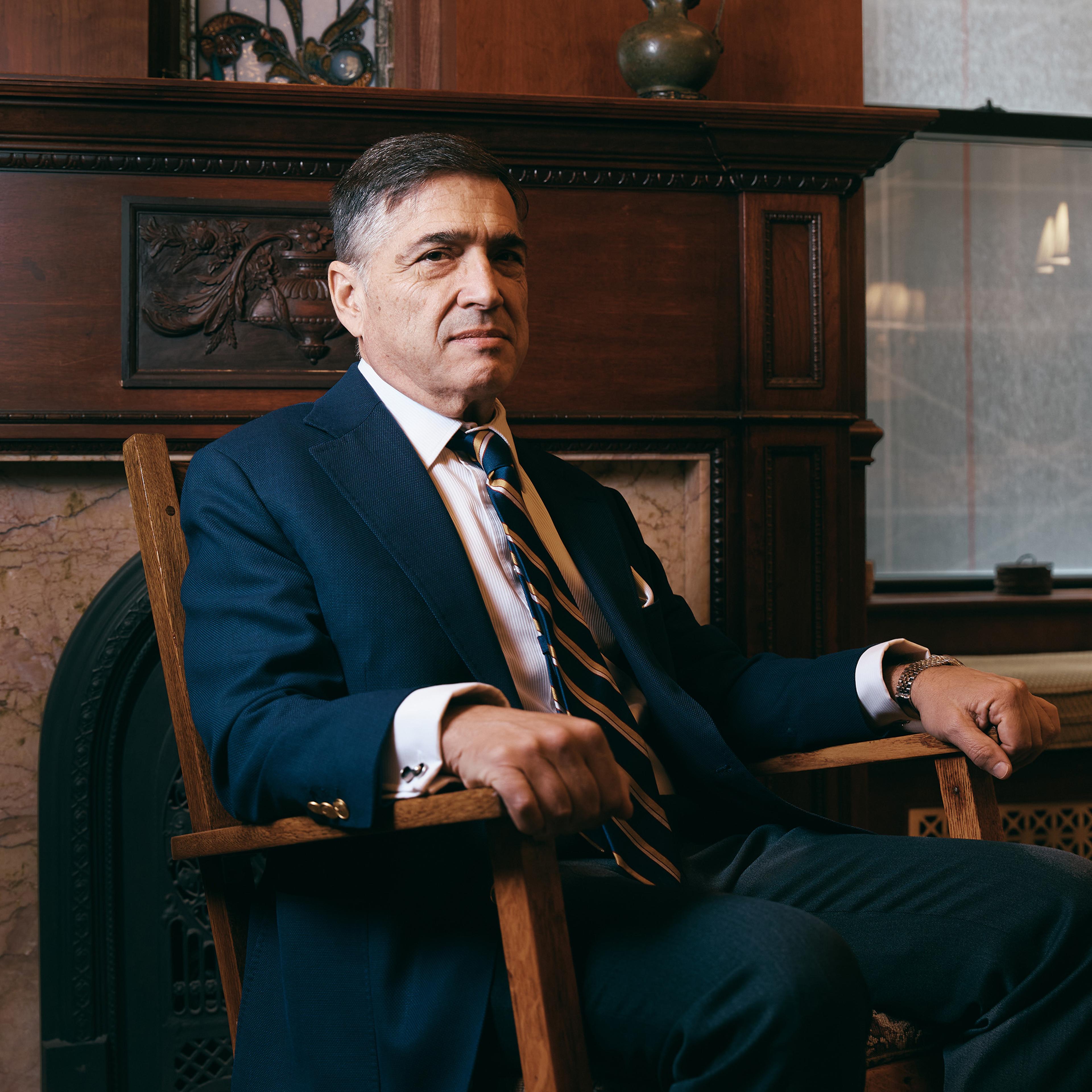 Matthew Bergman in his Upper East Side apartment in New York City on Nov. 17, 2025.