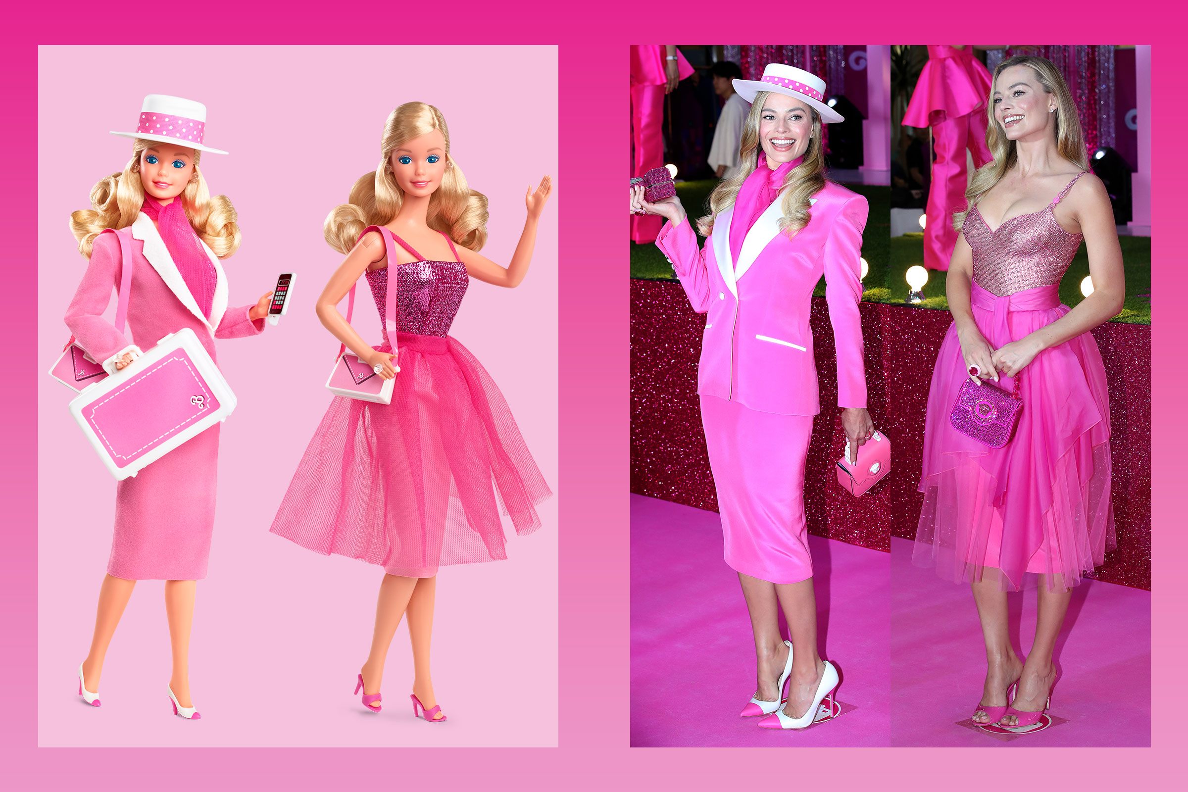 princess polly baby blue dress All of the best looks from the Barbie world premiere main image 1