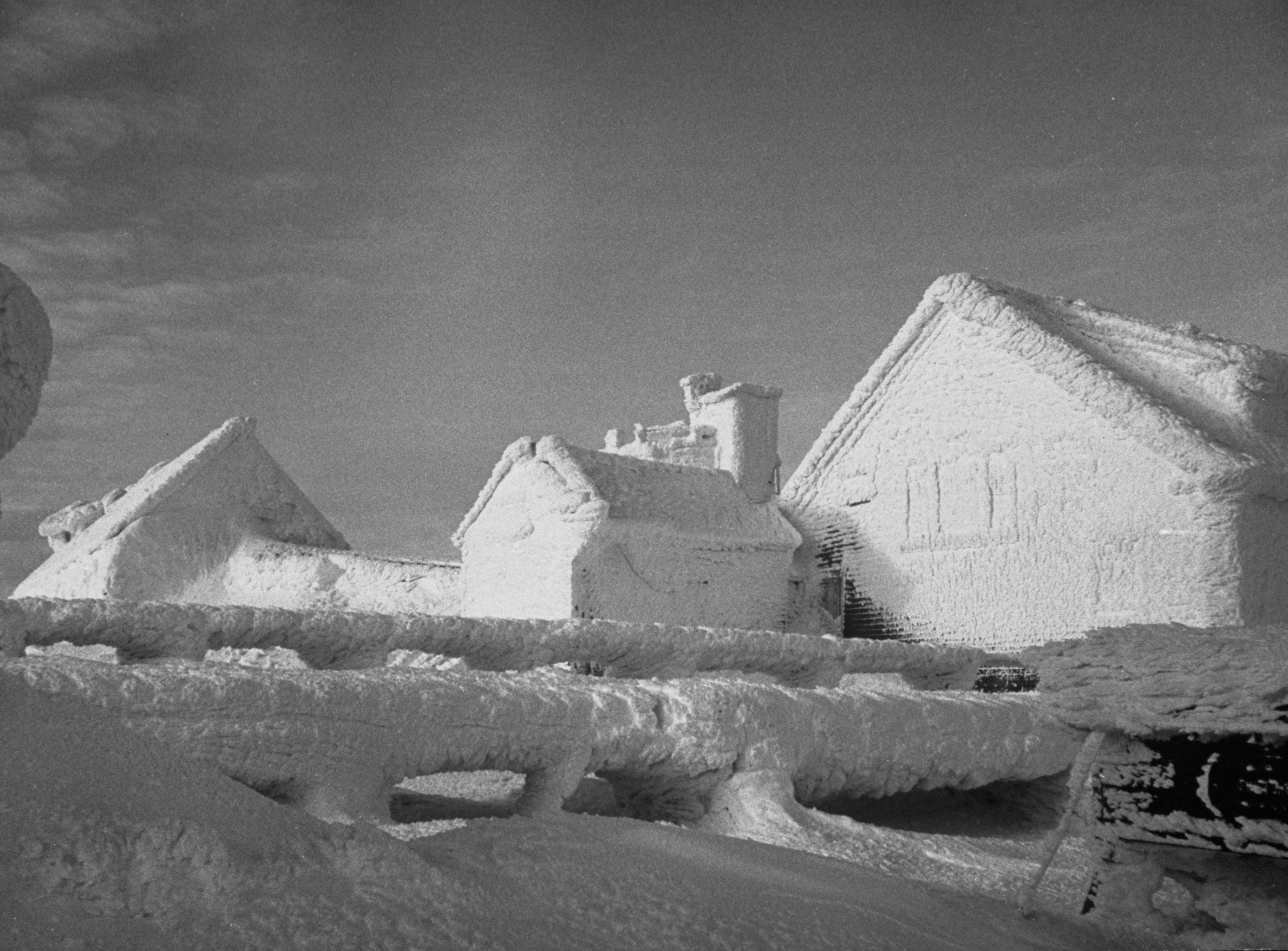 New Hampshire's Mount Washington, 1953.