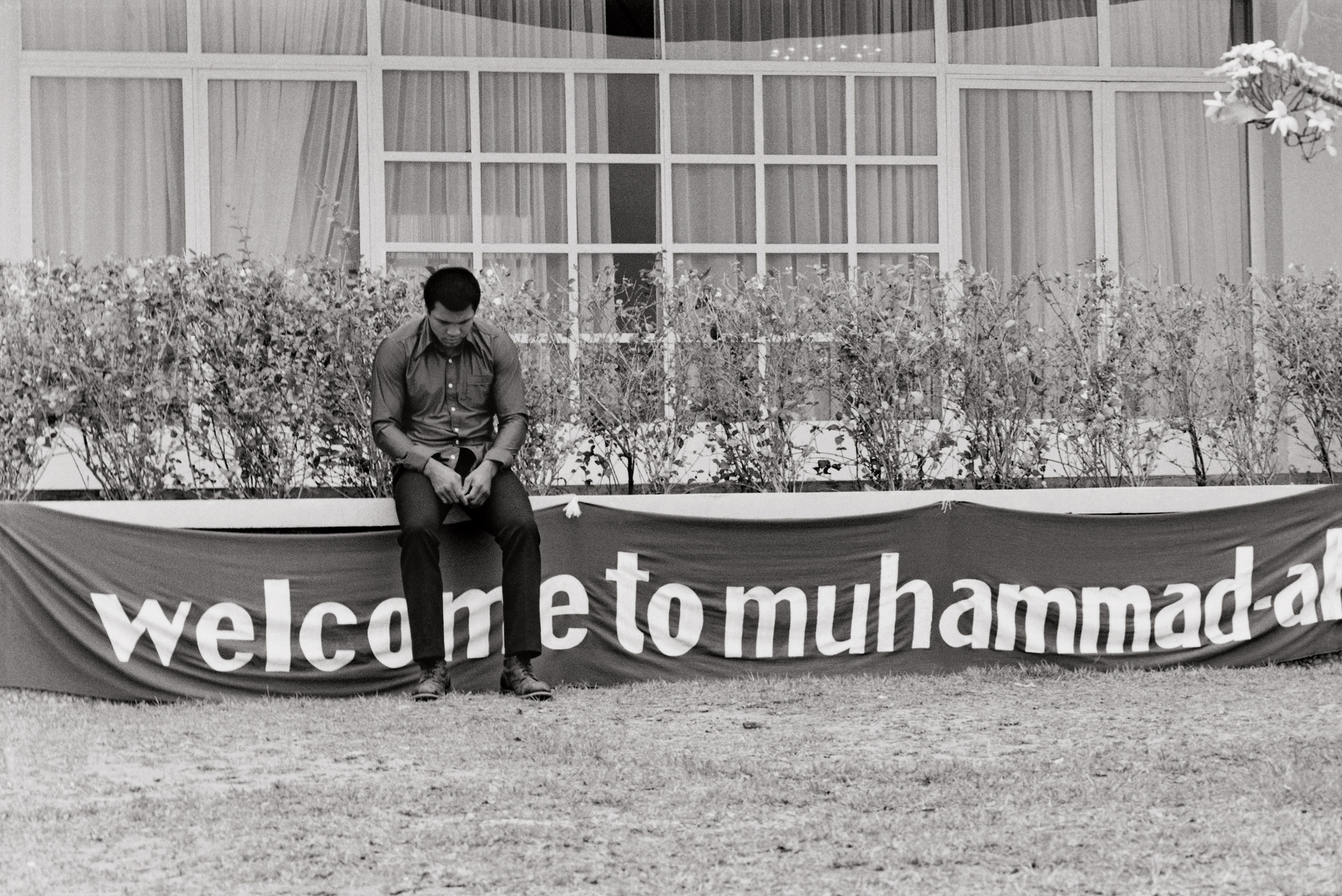 Muhammad Ali and George Foreman in Zaire for The Fight, 1974.