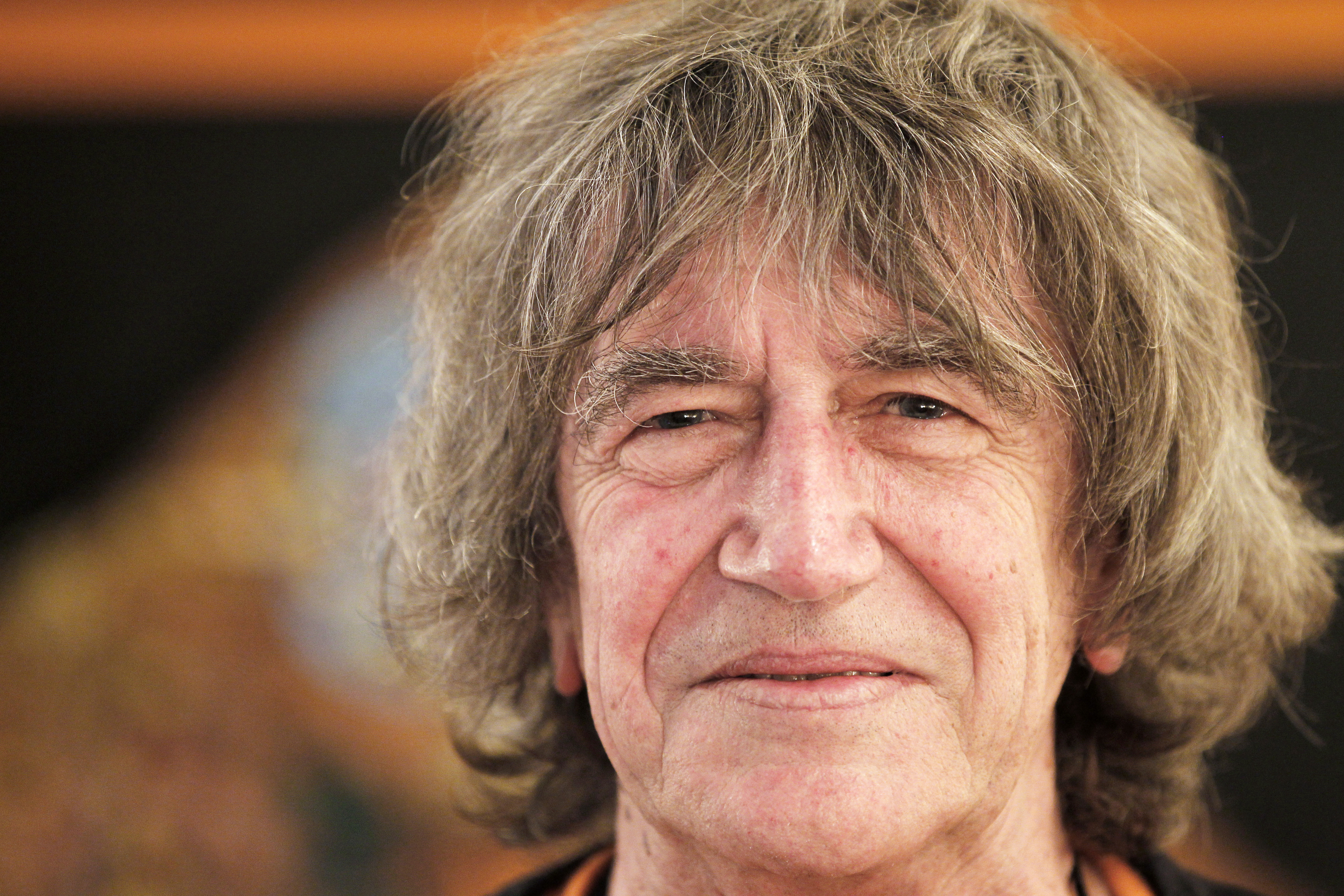 Wales writer and actor Howard Marks poses in Paris on the sidelines of the French book fair, March 16, 2011.