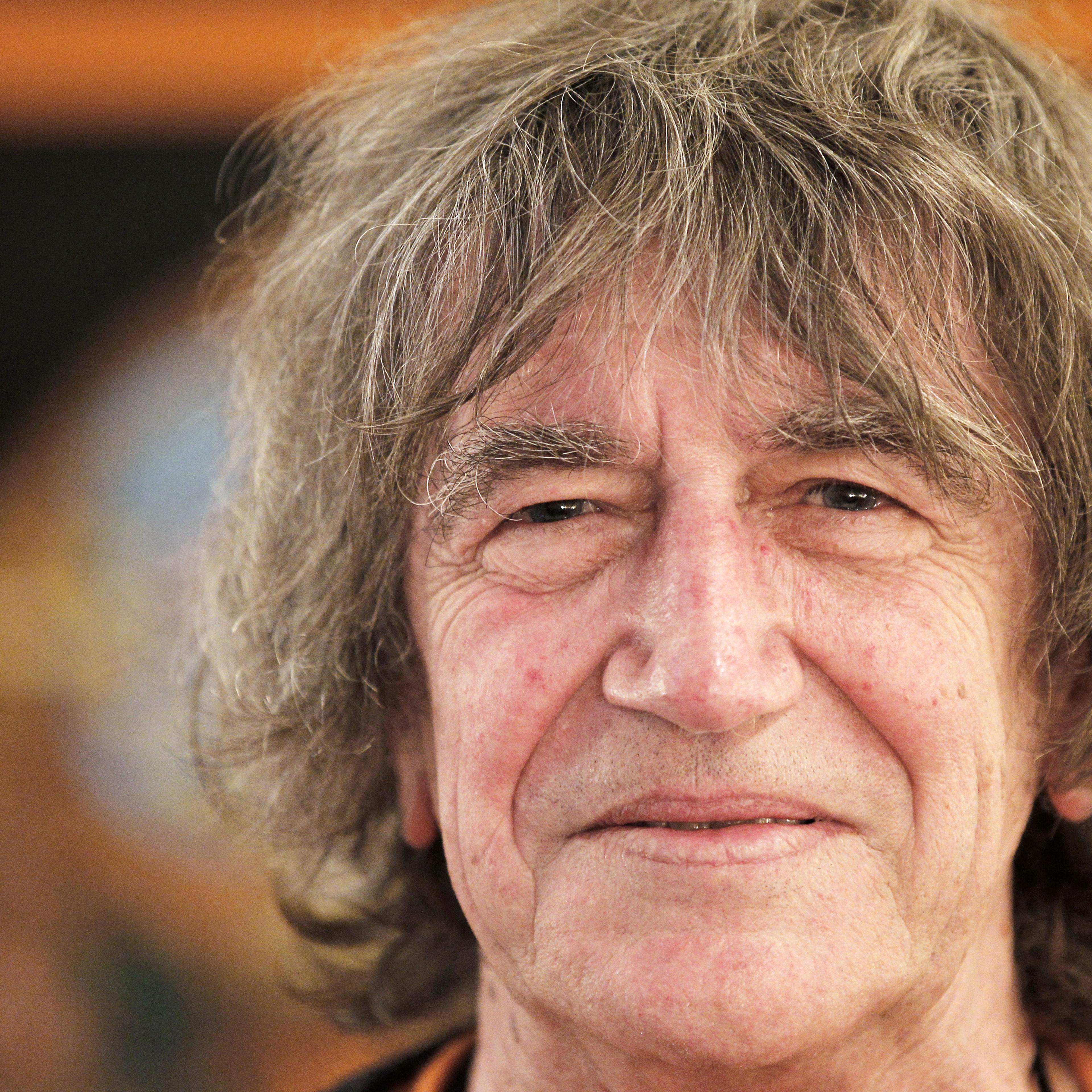 Wales writer and actor Howard Marks poses in Paris on the sidelines of the French book fair, March 16, 2011.