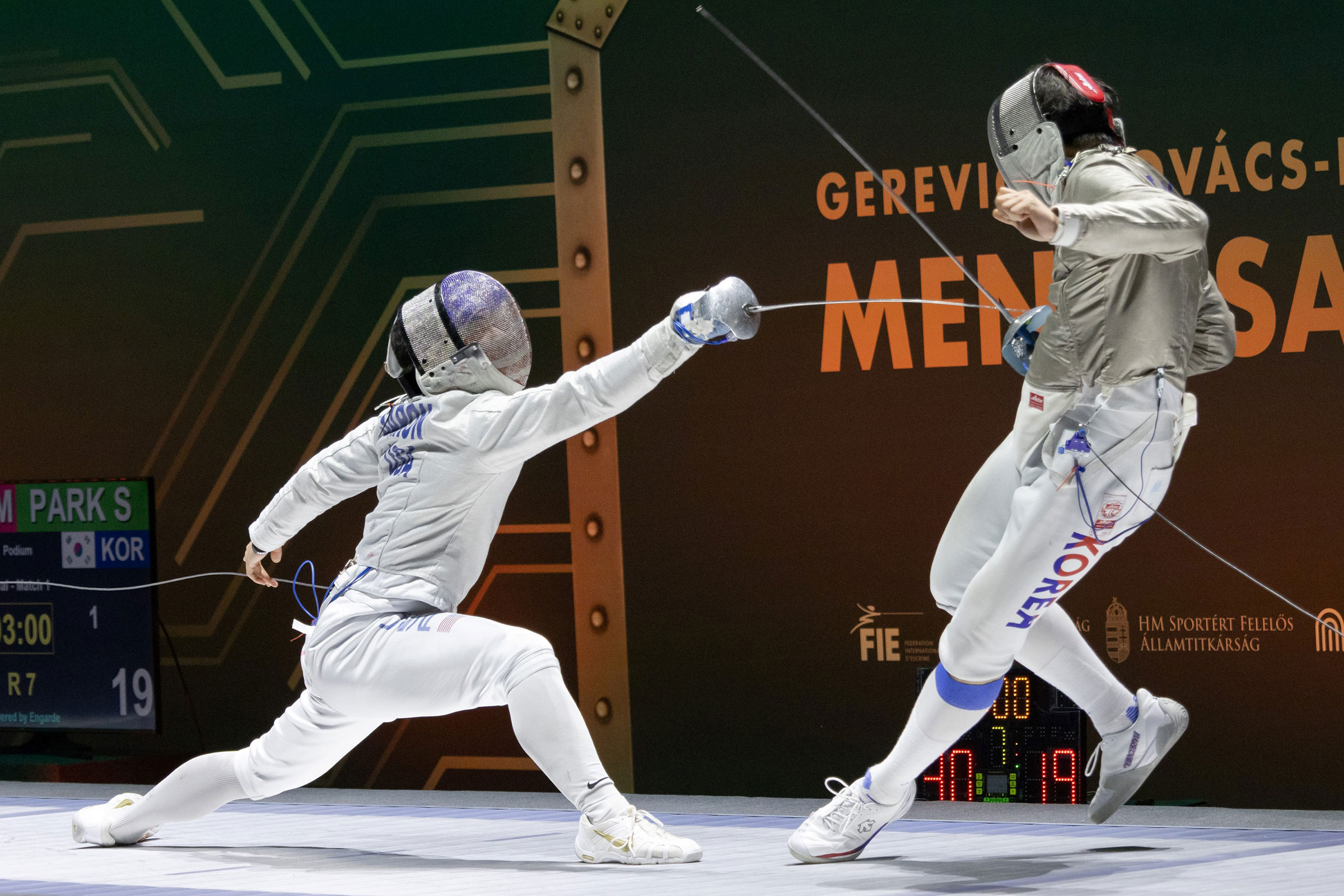 HUNGARY-BUDAPEST-FENCING-MEN'S SABRE WORLD CUP-TEAM FINAL