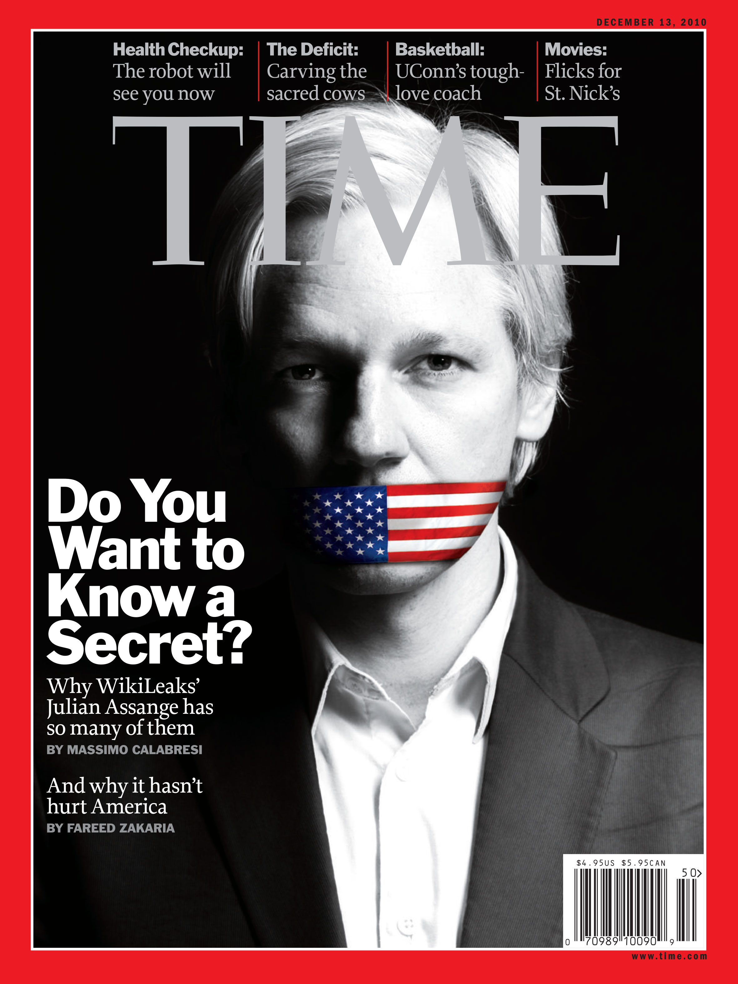 TIME's December 13, 2010 cover