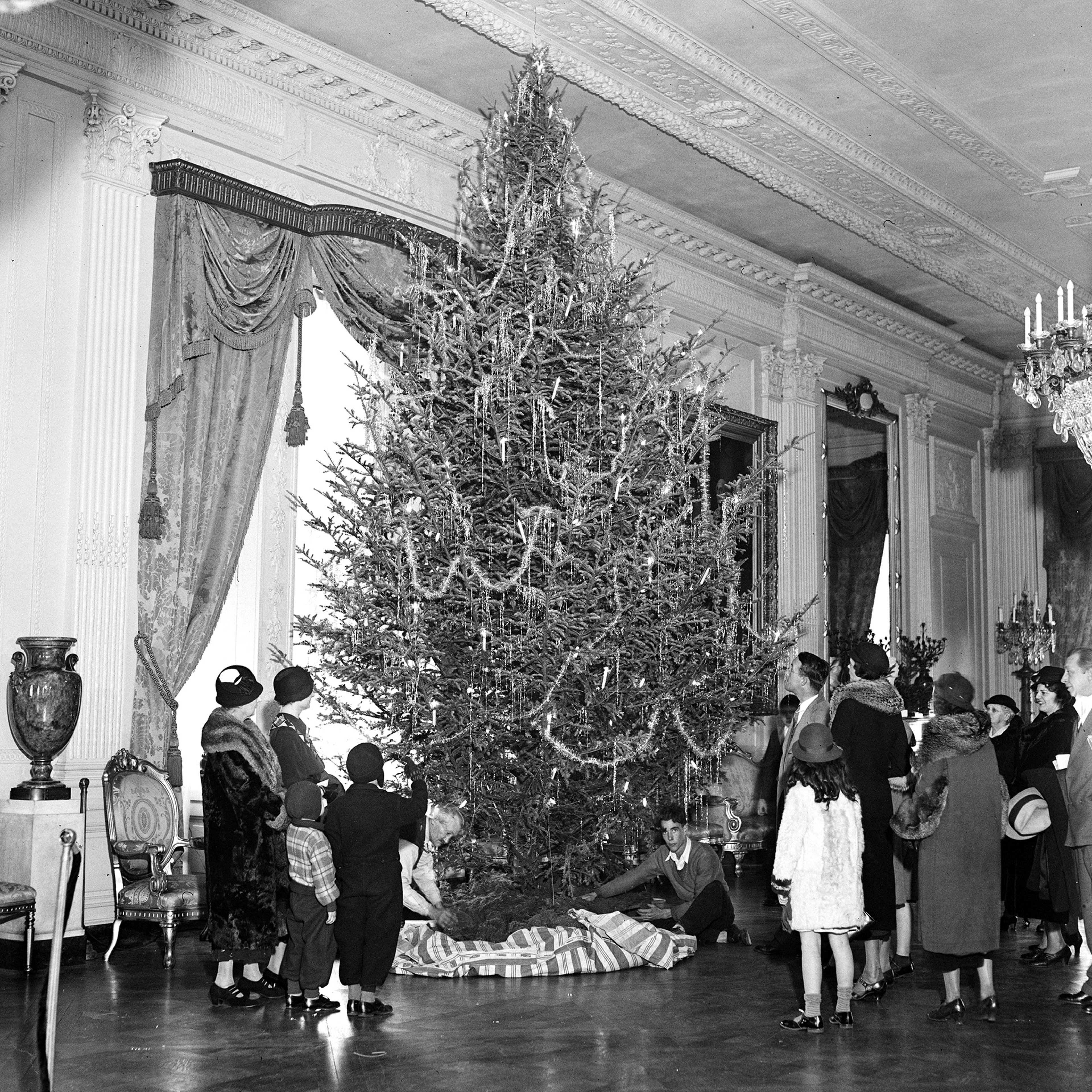 Christmas tree, White House ca. 1934 or 1935