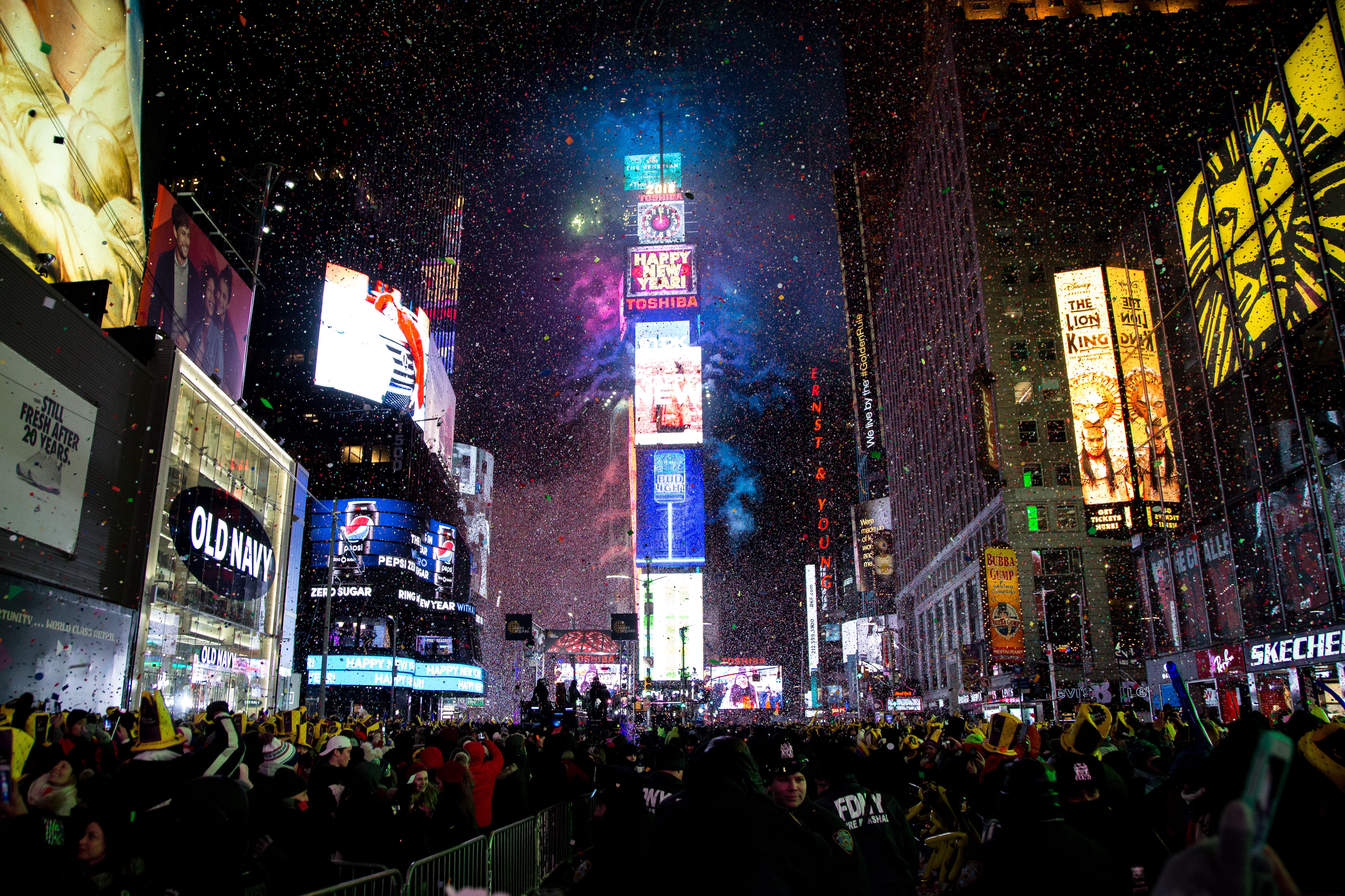 New Year's Eve celebration in New York