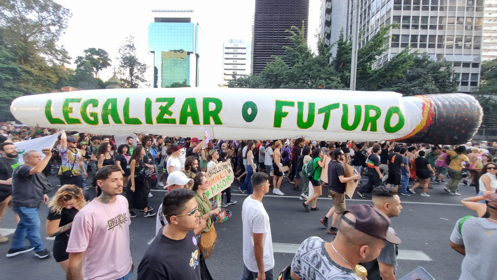 Marijuana March in Brazil