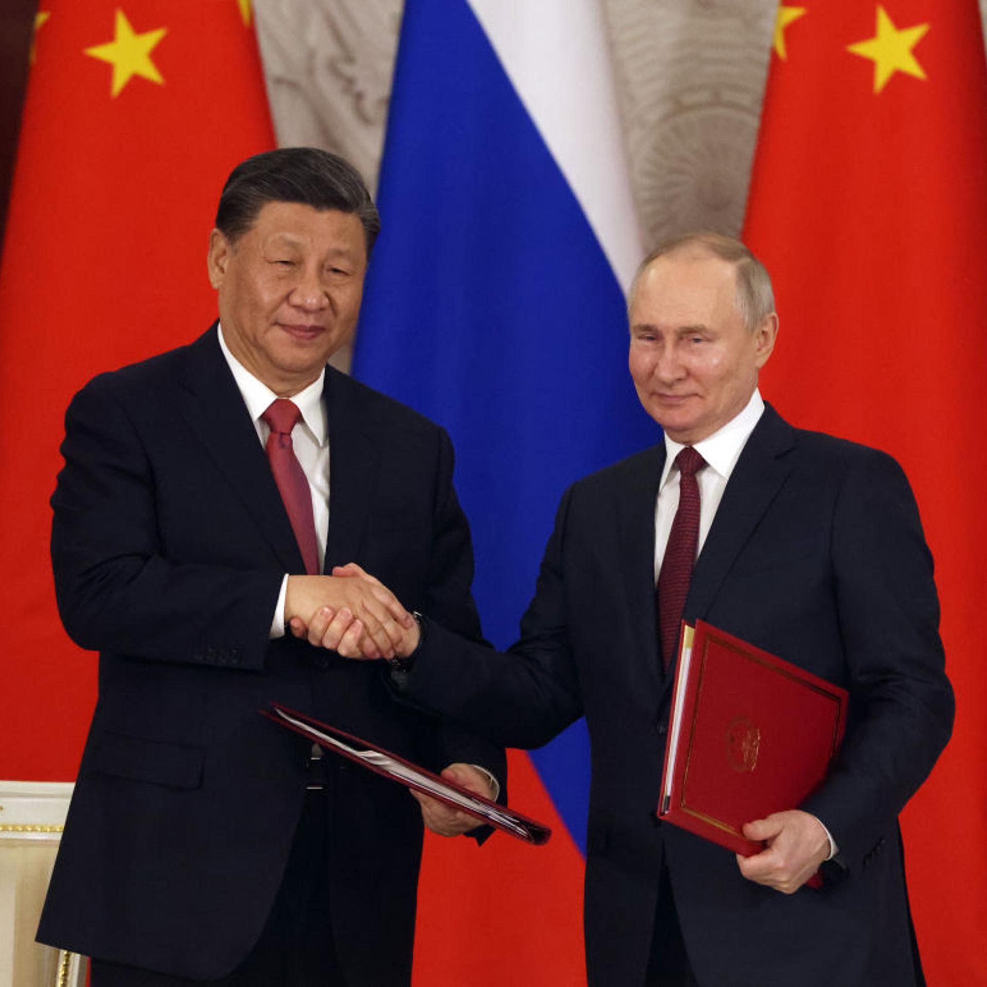 Xi Jinping Visits Vladimir Putin in Moscow