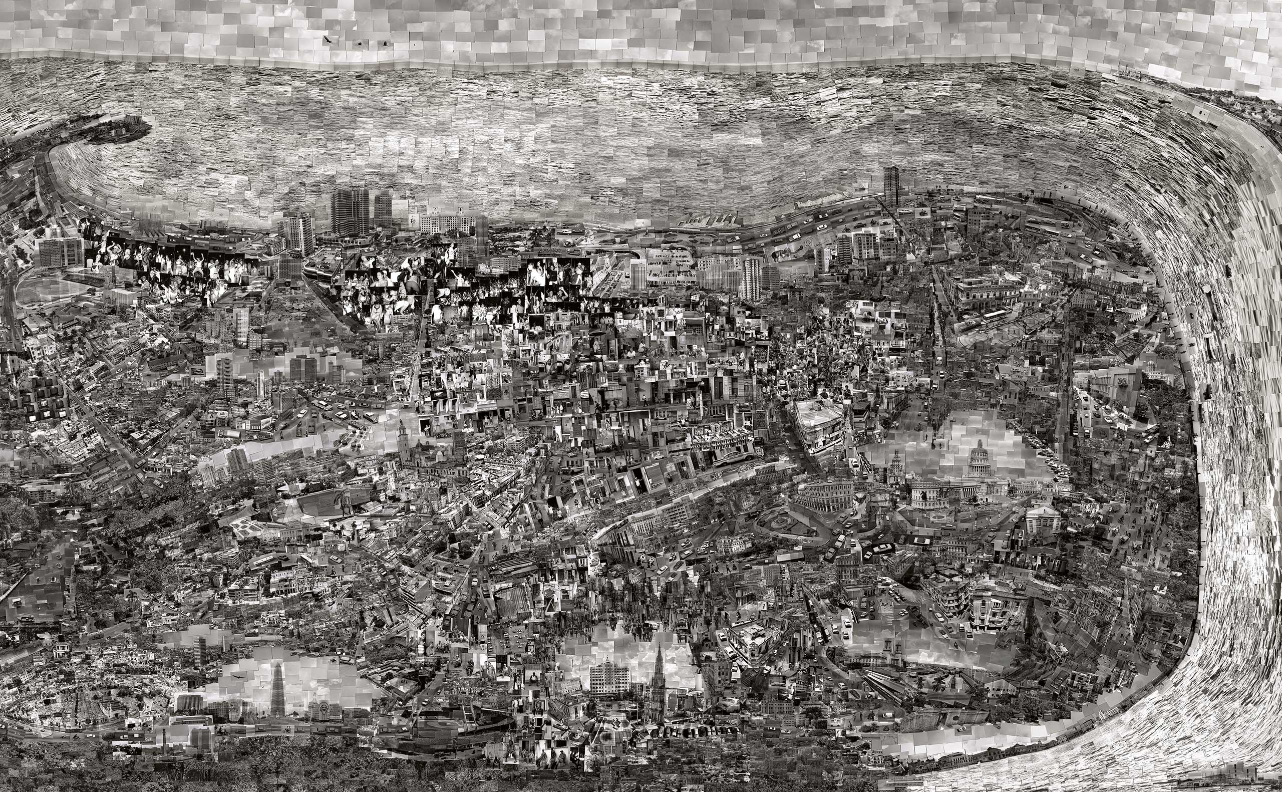 Diorama Map. From the  Havana series: Diorama Map, Havana, 2016.