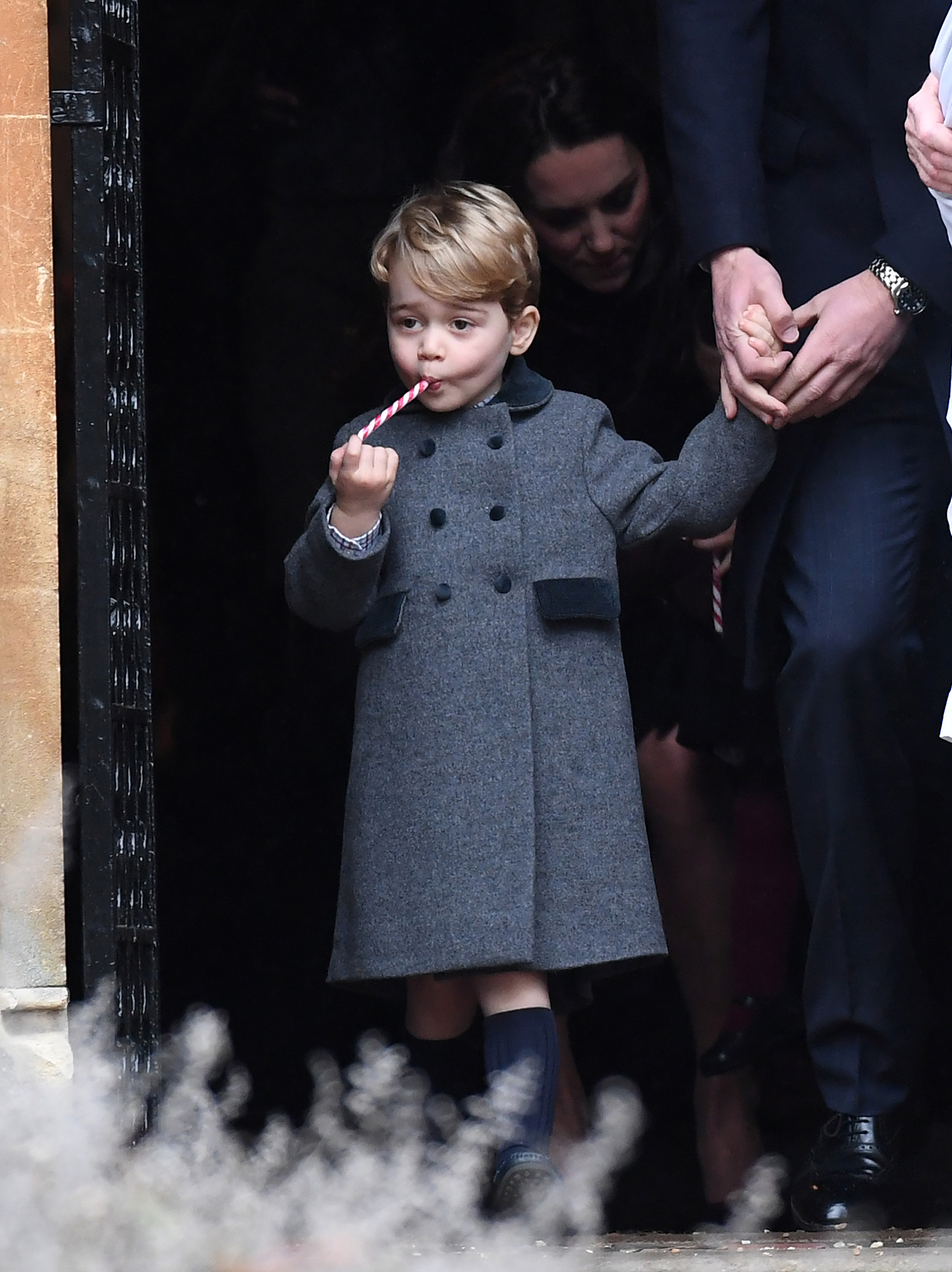 The Middleton Family Attend Church On Christmas Day