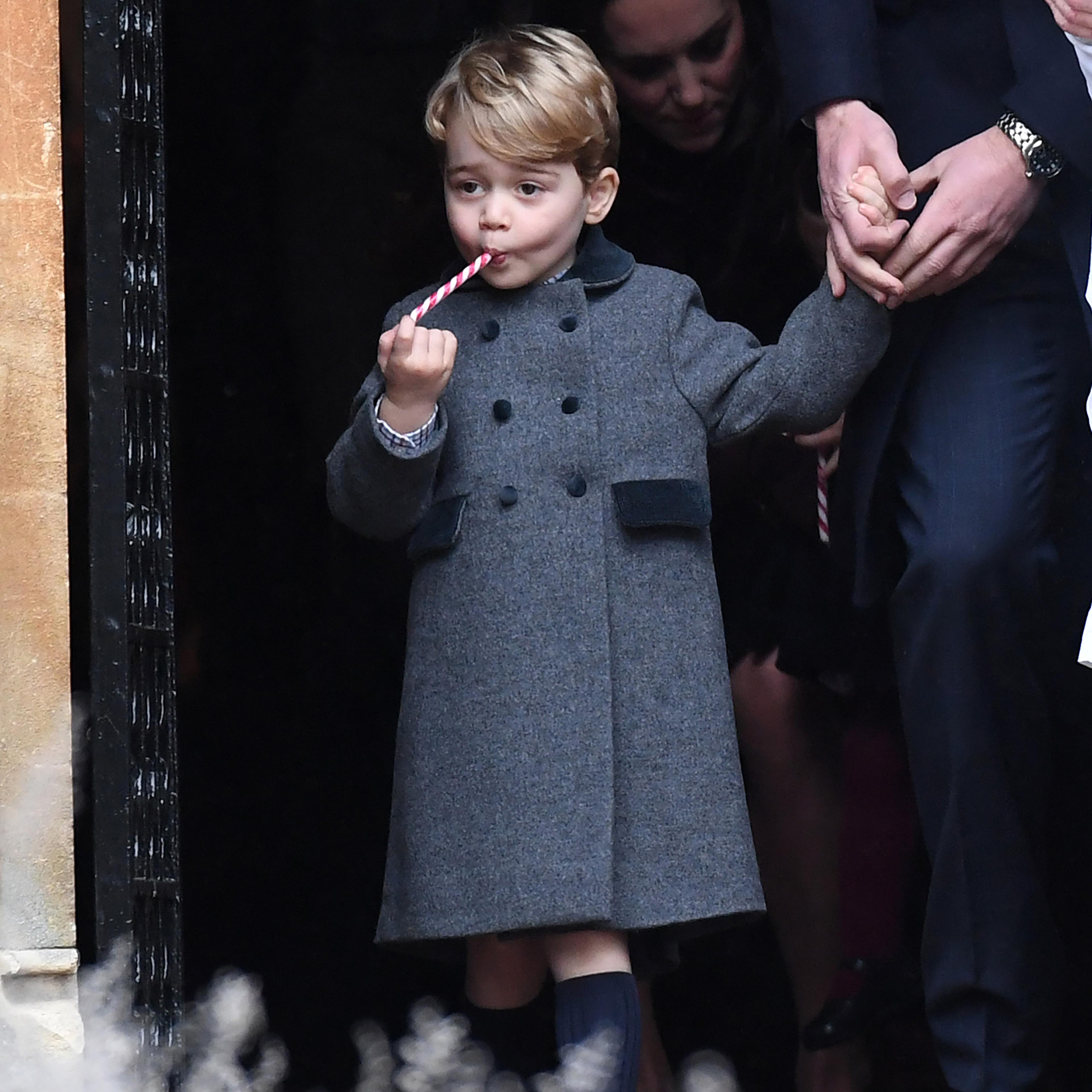 The Middleton Family Attend Church On Christmas Day