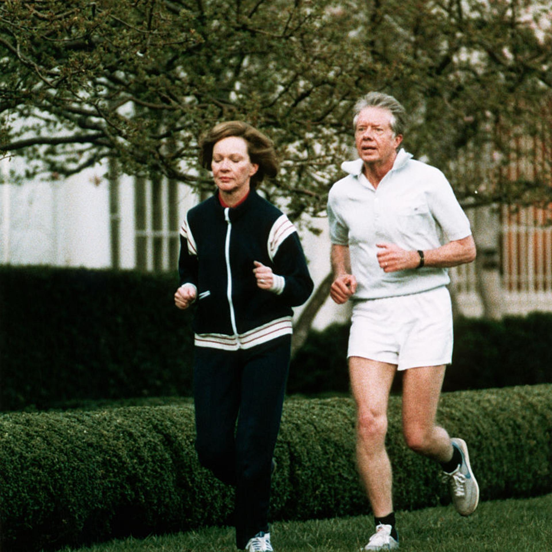 Jimmy and Rosalynn Carter Running