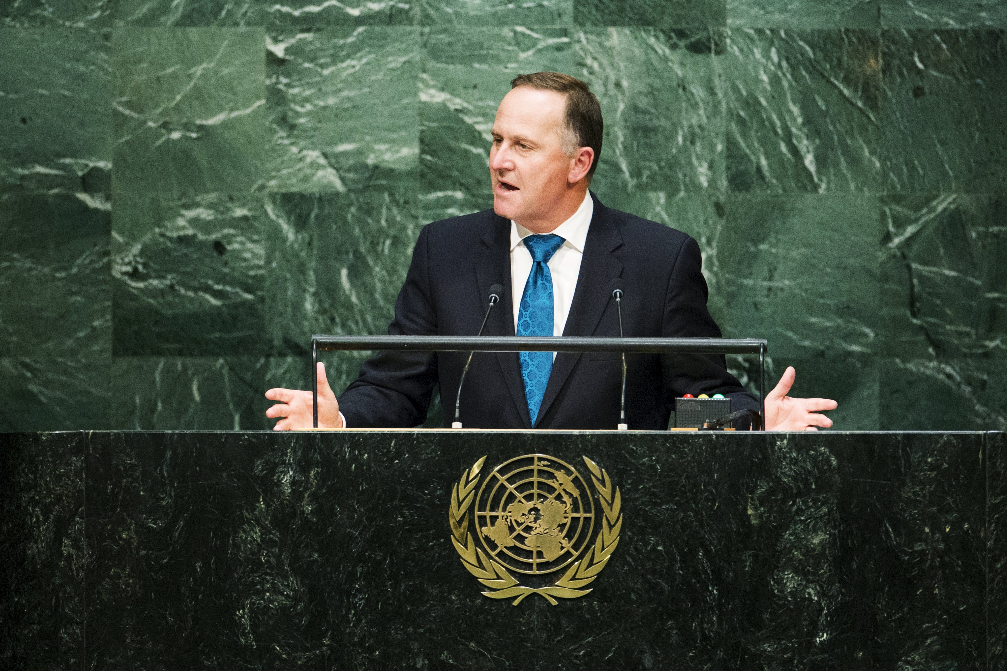 John Key: New Zealand Prime Minister Syria, Putin, Rouhani