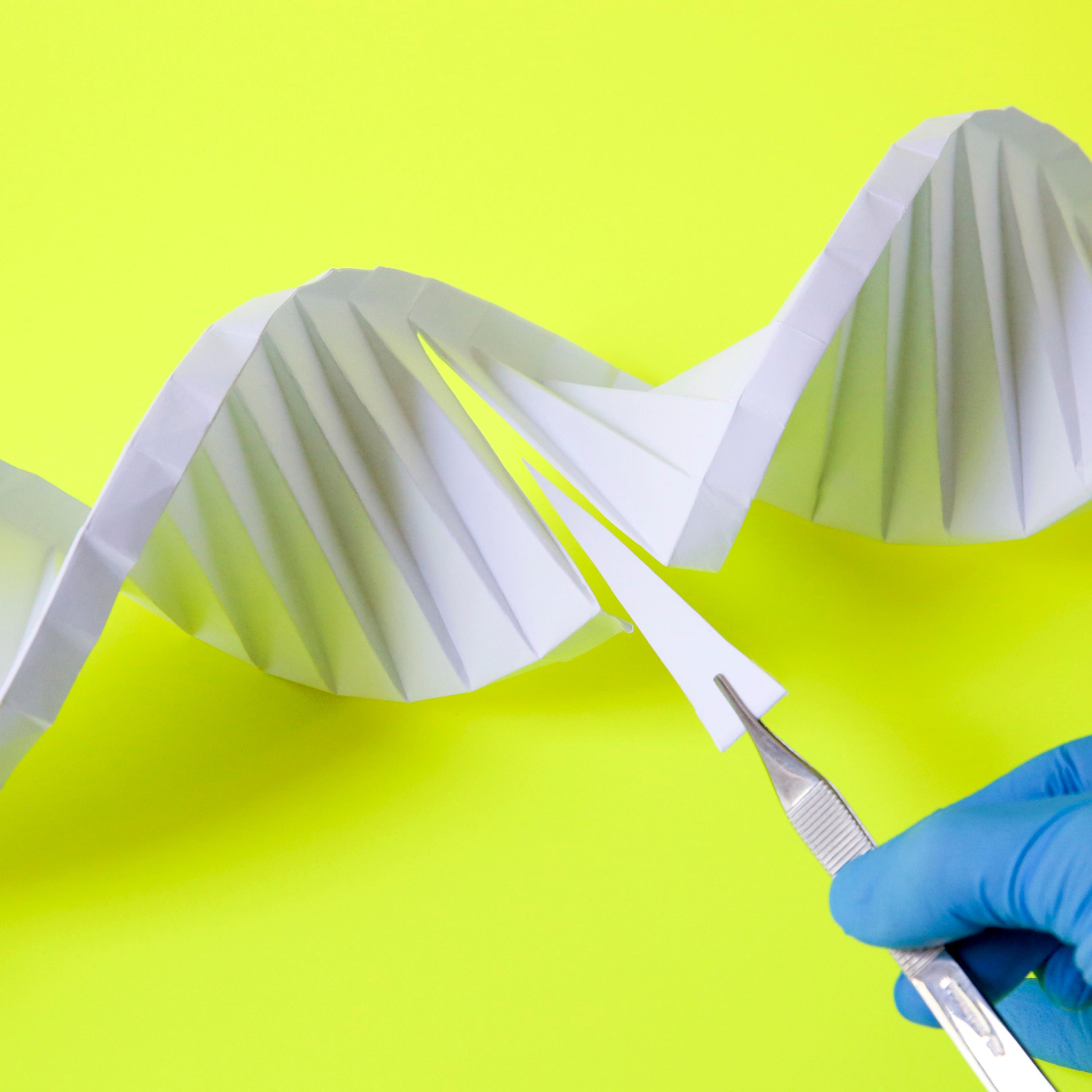 Modifying DNA, conceptual image