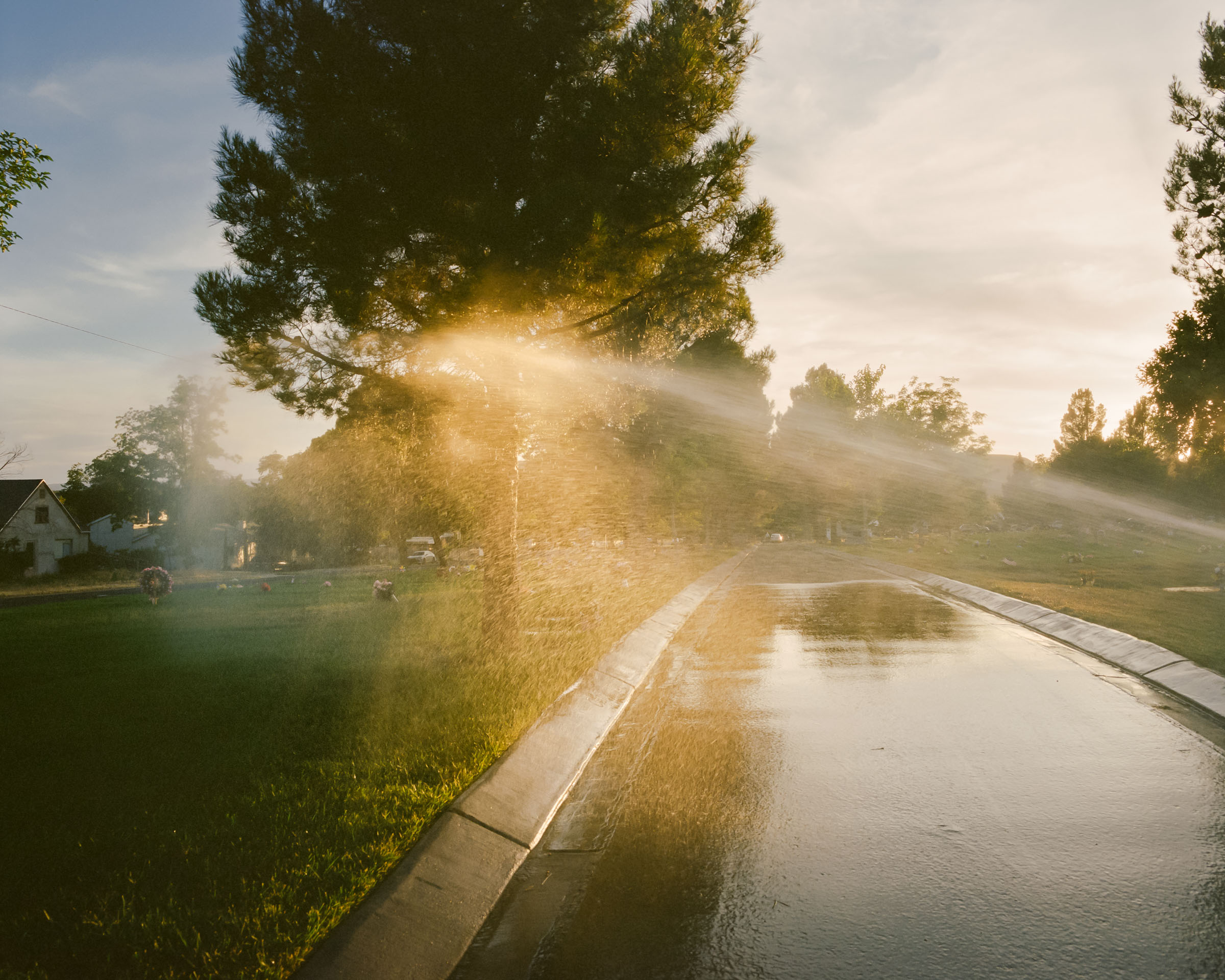 St. George City Cemetary sprinklers