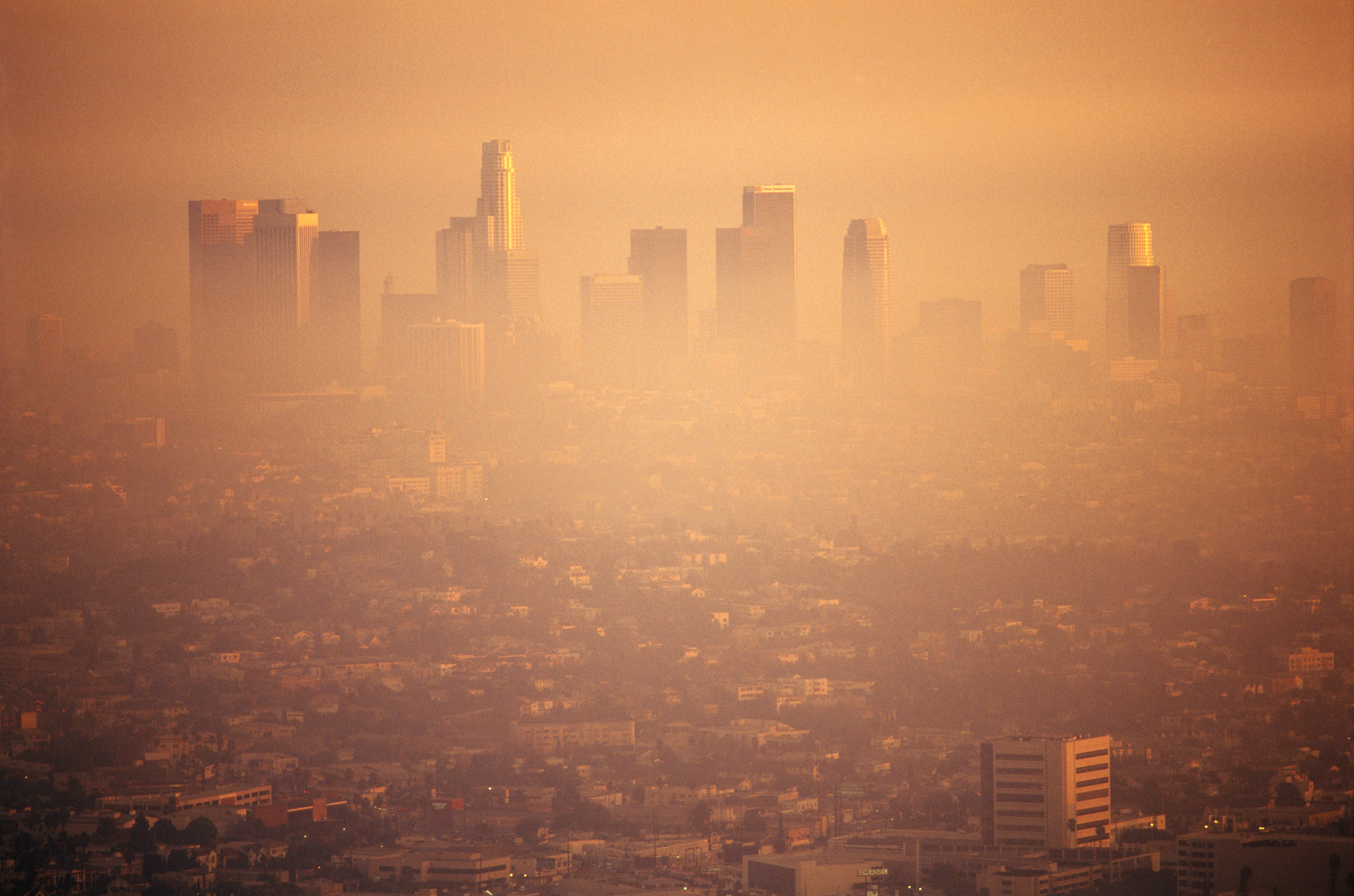Smog over Los Angeles