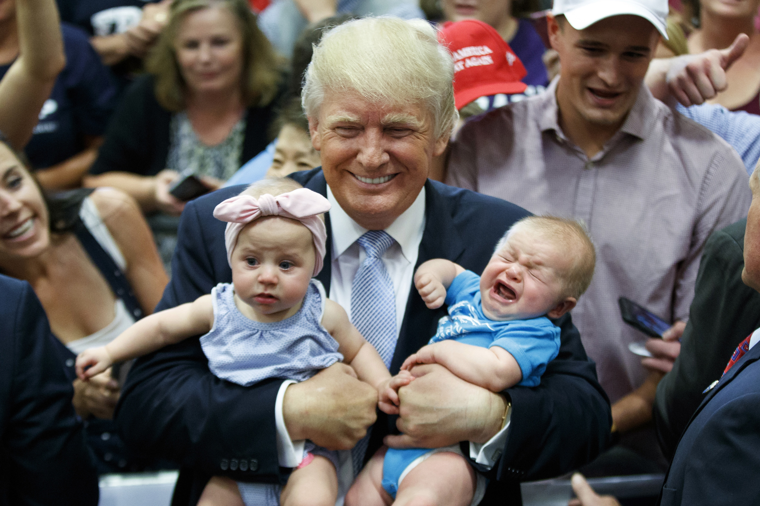 Baby Cries at Trump Rally: The Interview