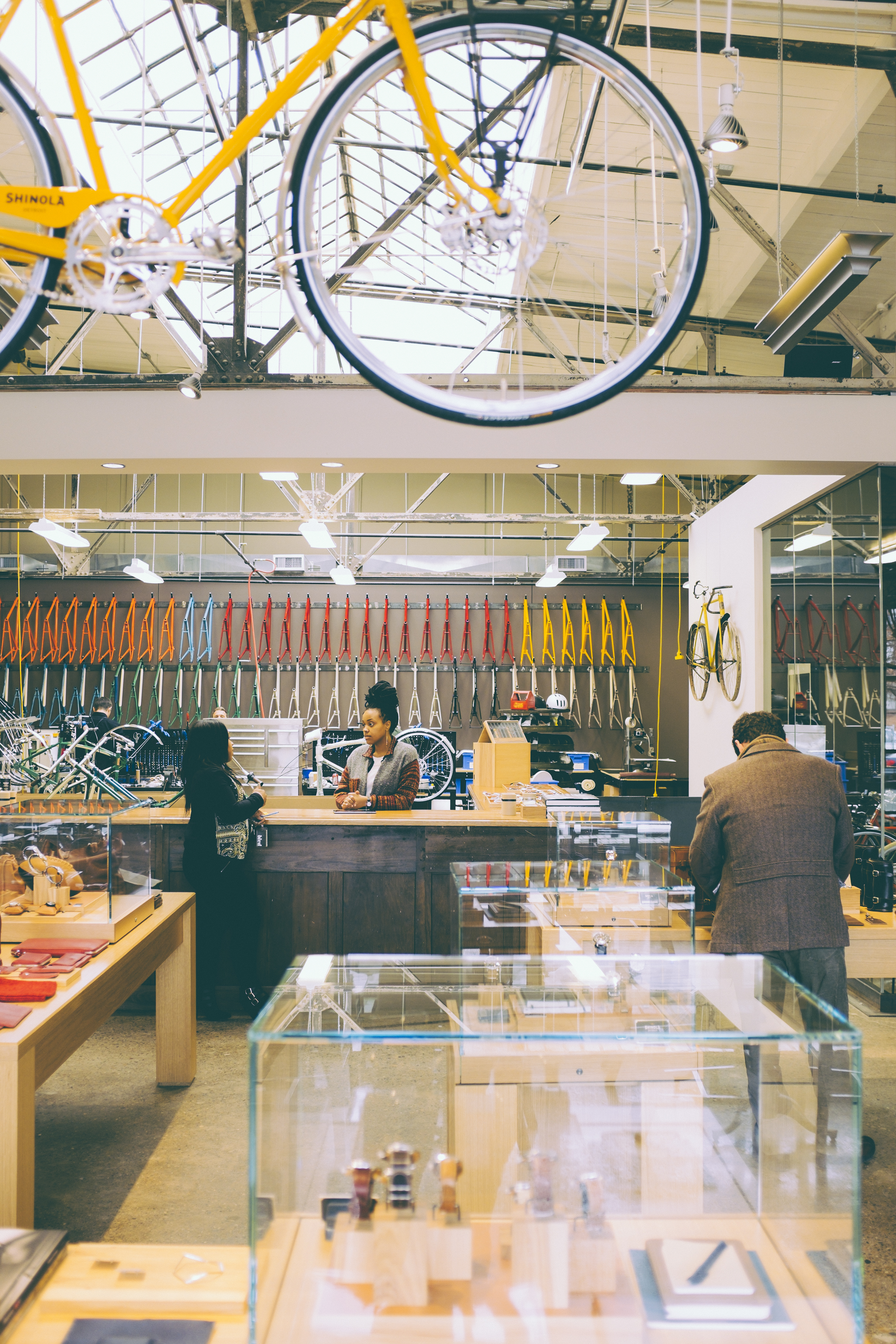 Shinola bike shop in Detroit, Rebuilding Detroit
