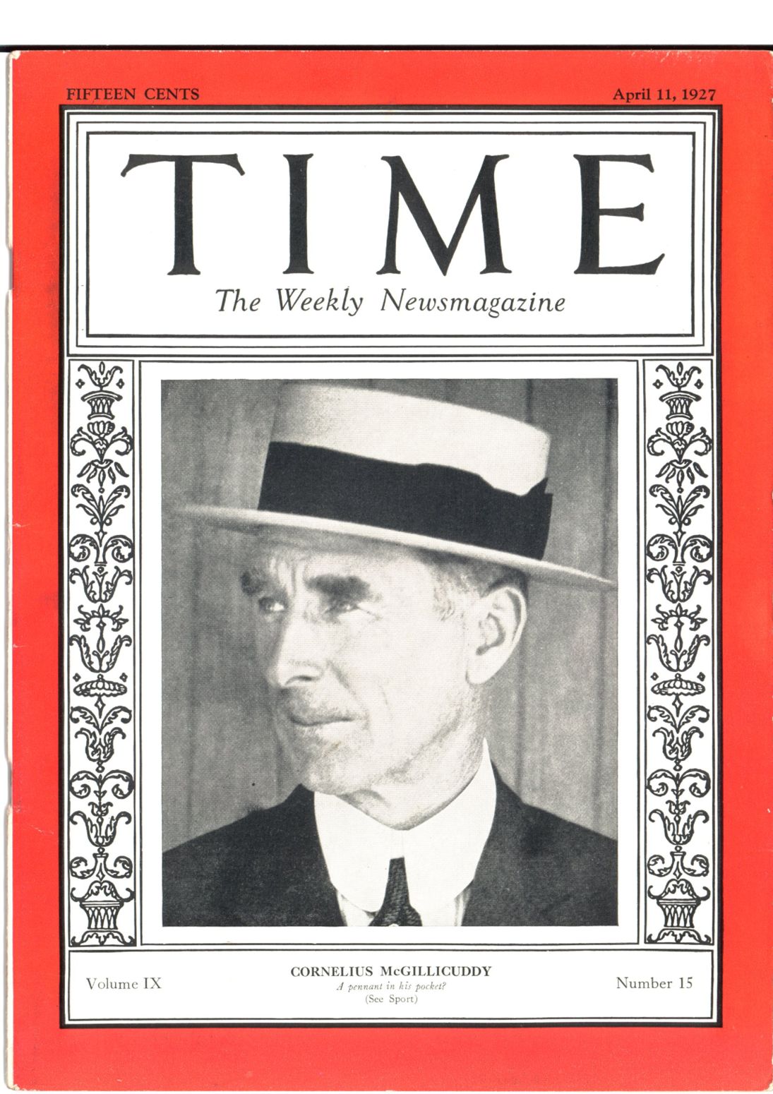Magazine Cover: 1927-04-11
