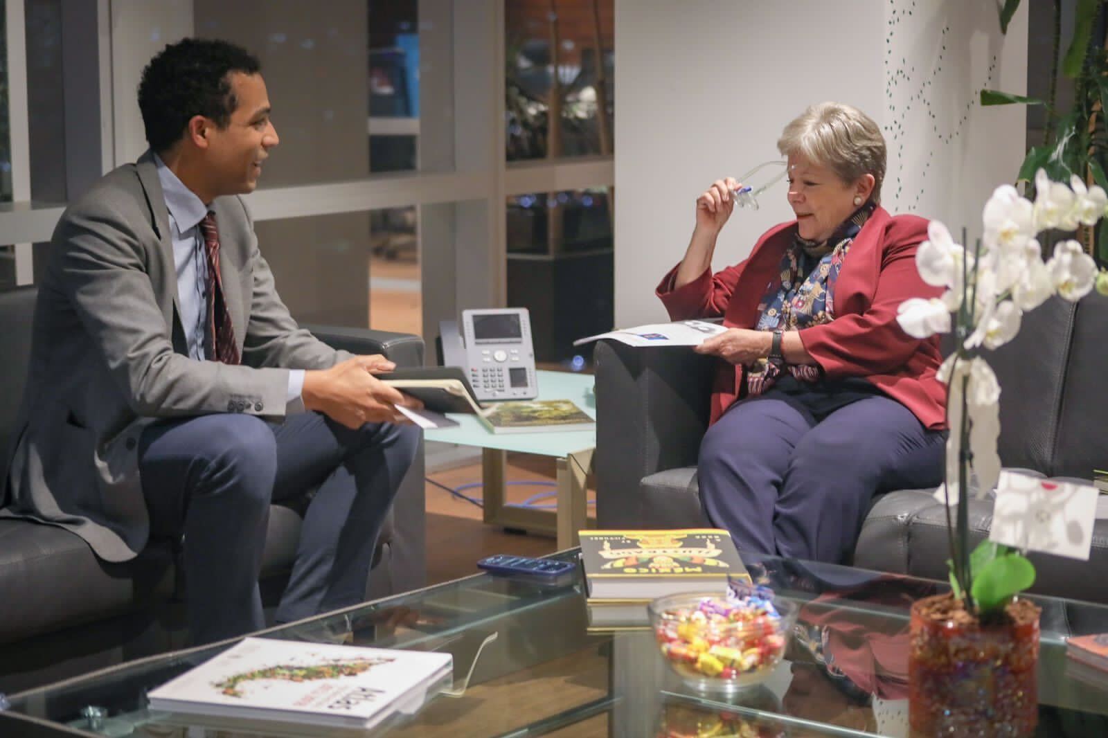 Mexican Environment Secretary Alicia Bárcena in an interview with TIME Senior Correspondent Justin Worland